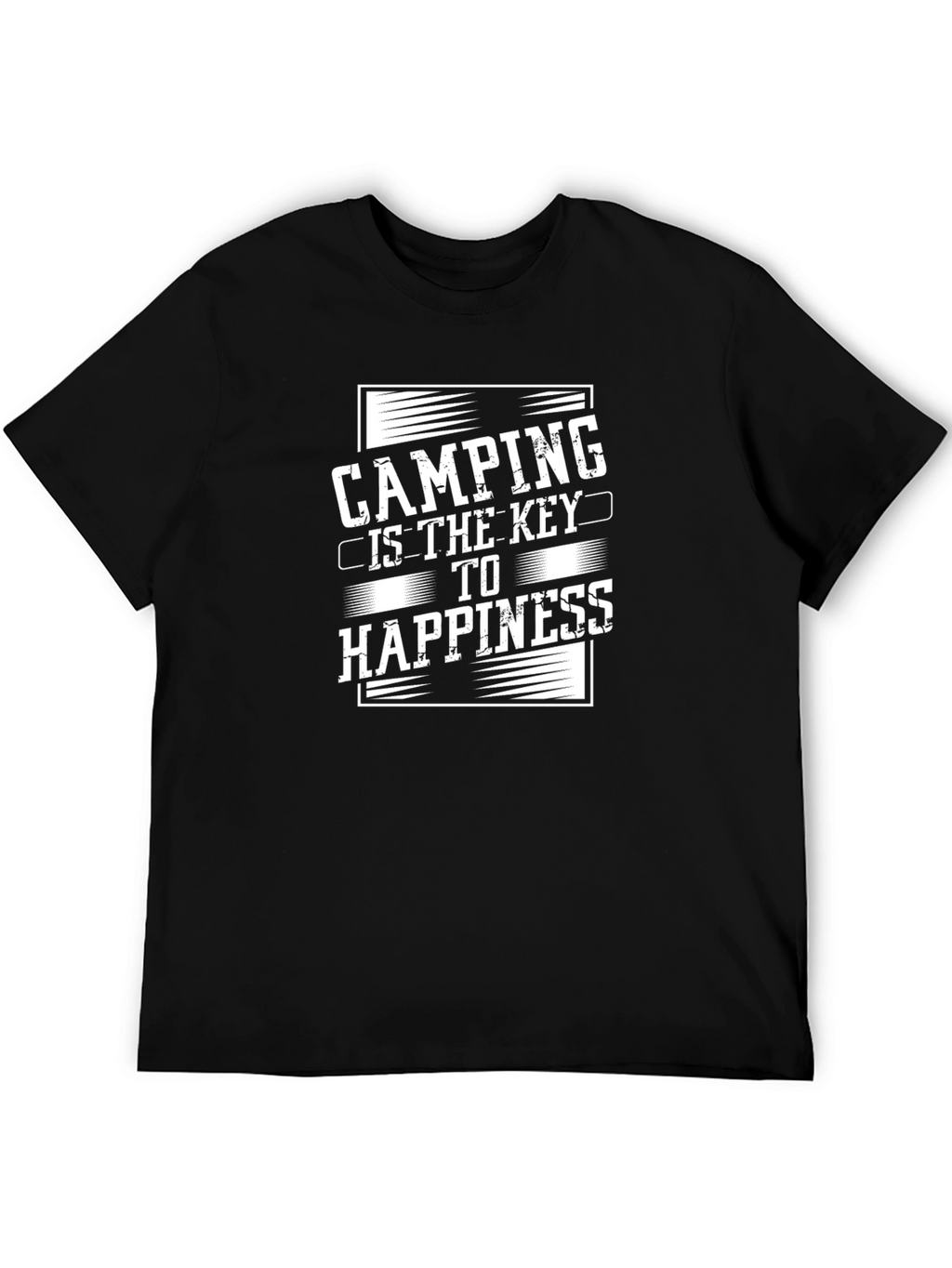 Camping is the Key to Happiness Graphic T-Shirt