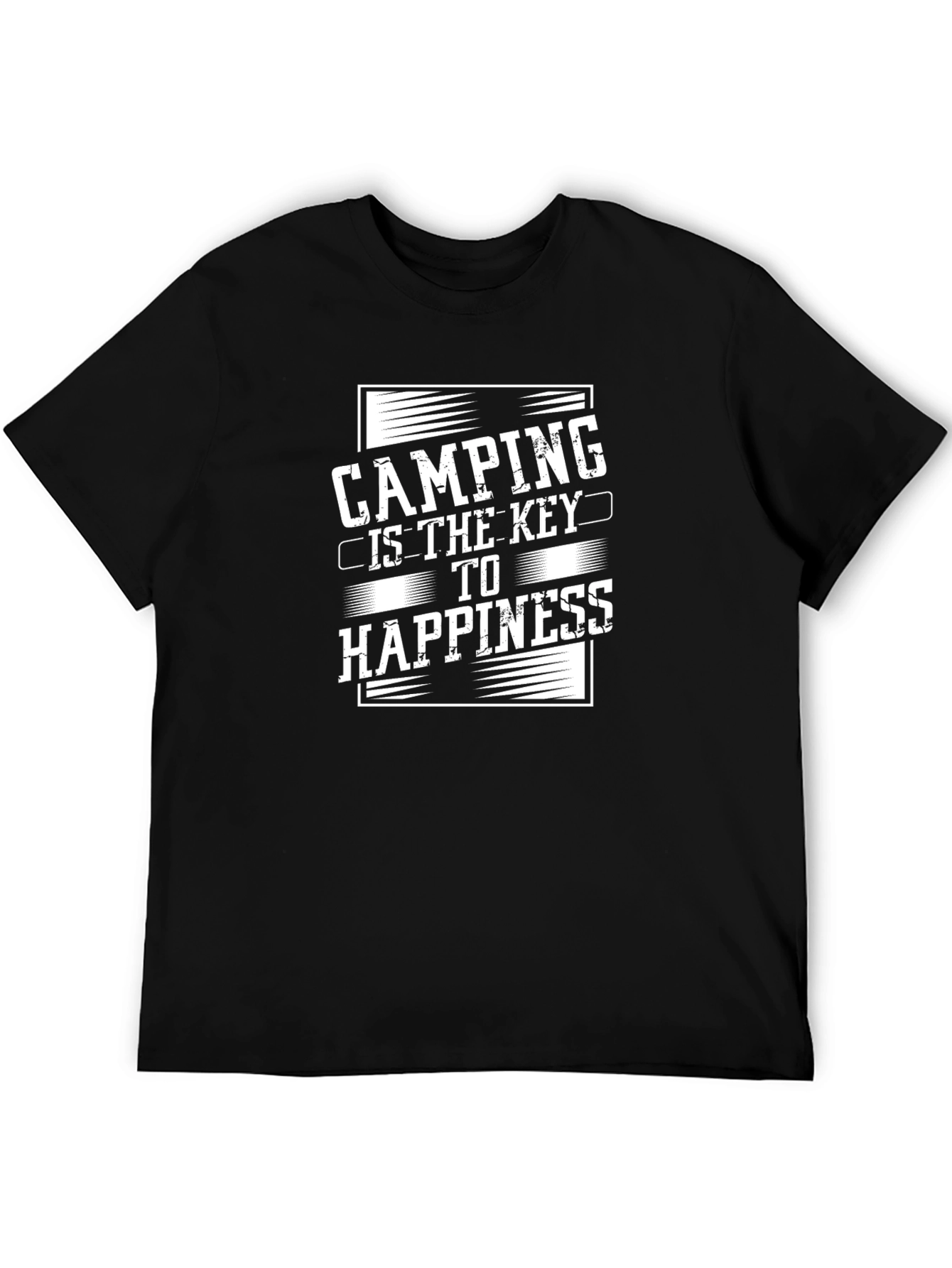 Camping is the Key to Happiness Graphic T-Shirt