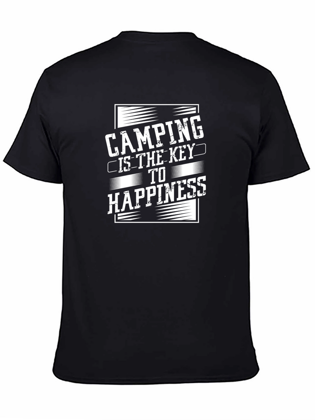 Camping is the Key to Happiness Graphic T-Shirt