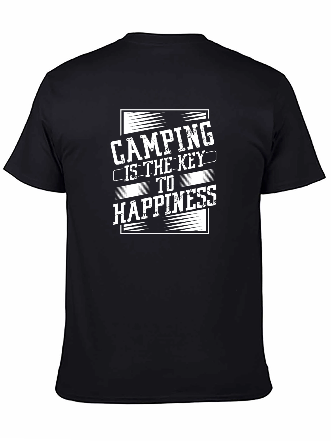 Camping is the Key to Happiness Graphic T-Shirt