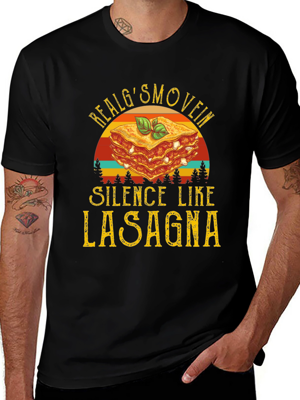 Real Gs Move in Silence Like Lasagna T-Shirt