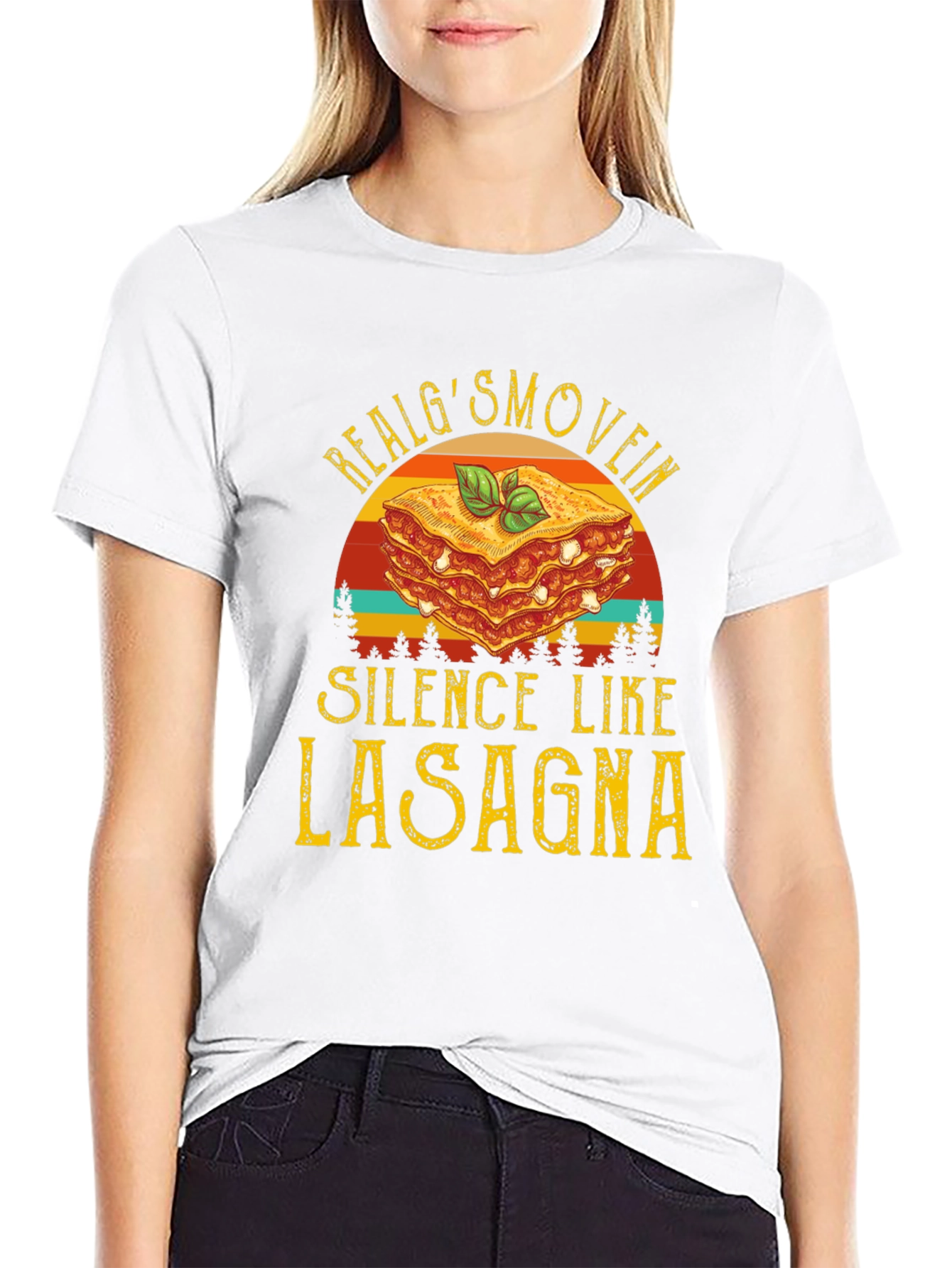 Real Gs Move in Silence Like Lasagna T-Shirt