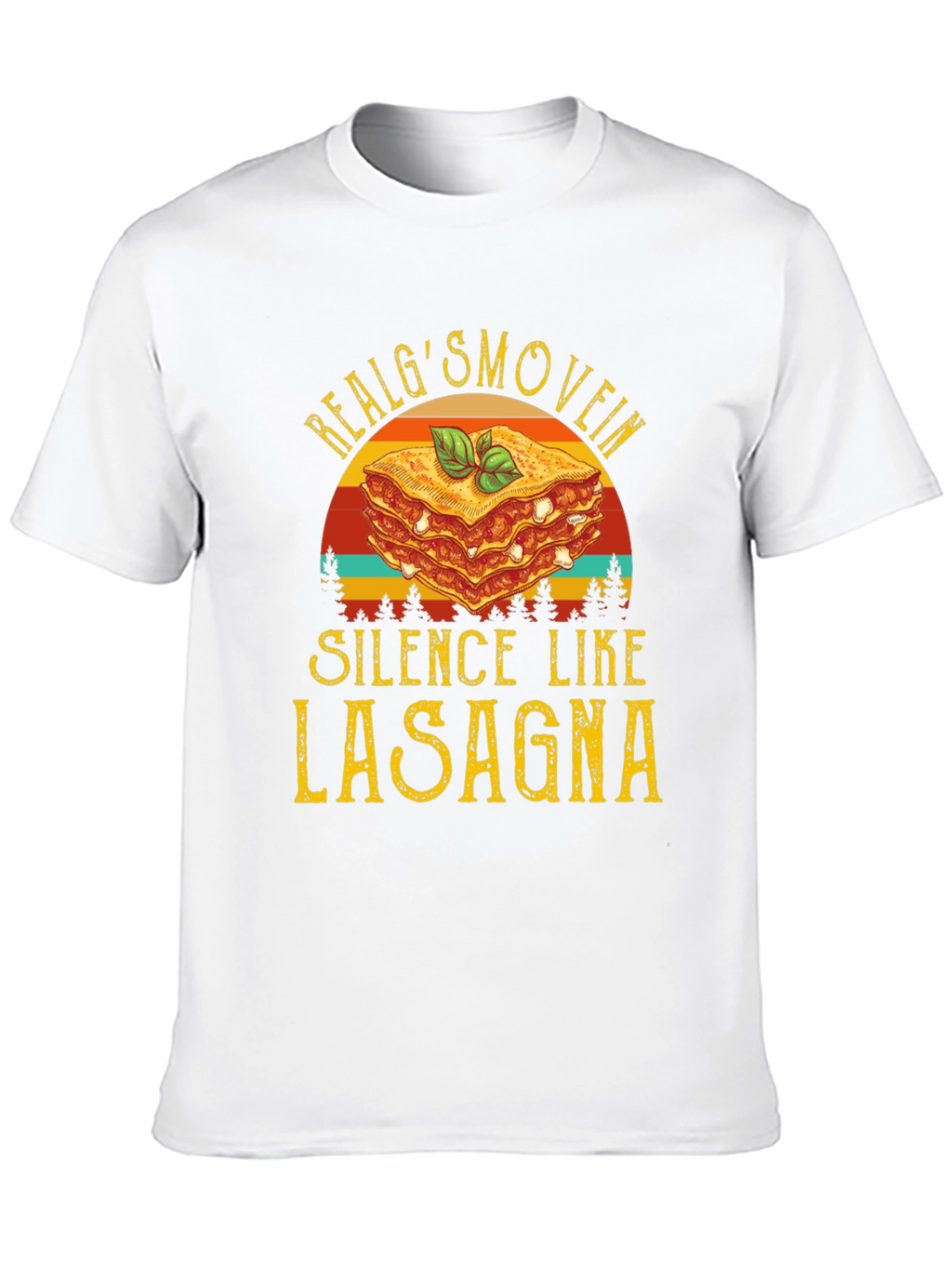 Real Gs Move in Silence Like Lasagna T-Shirt