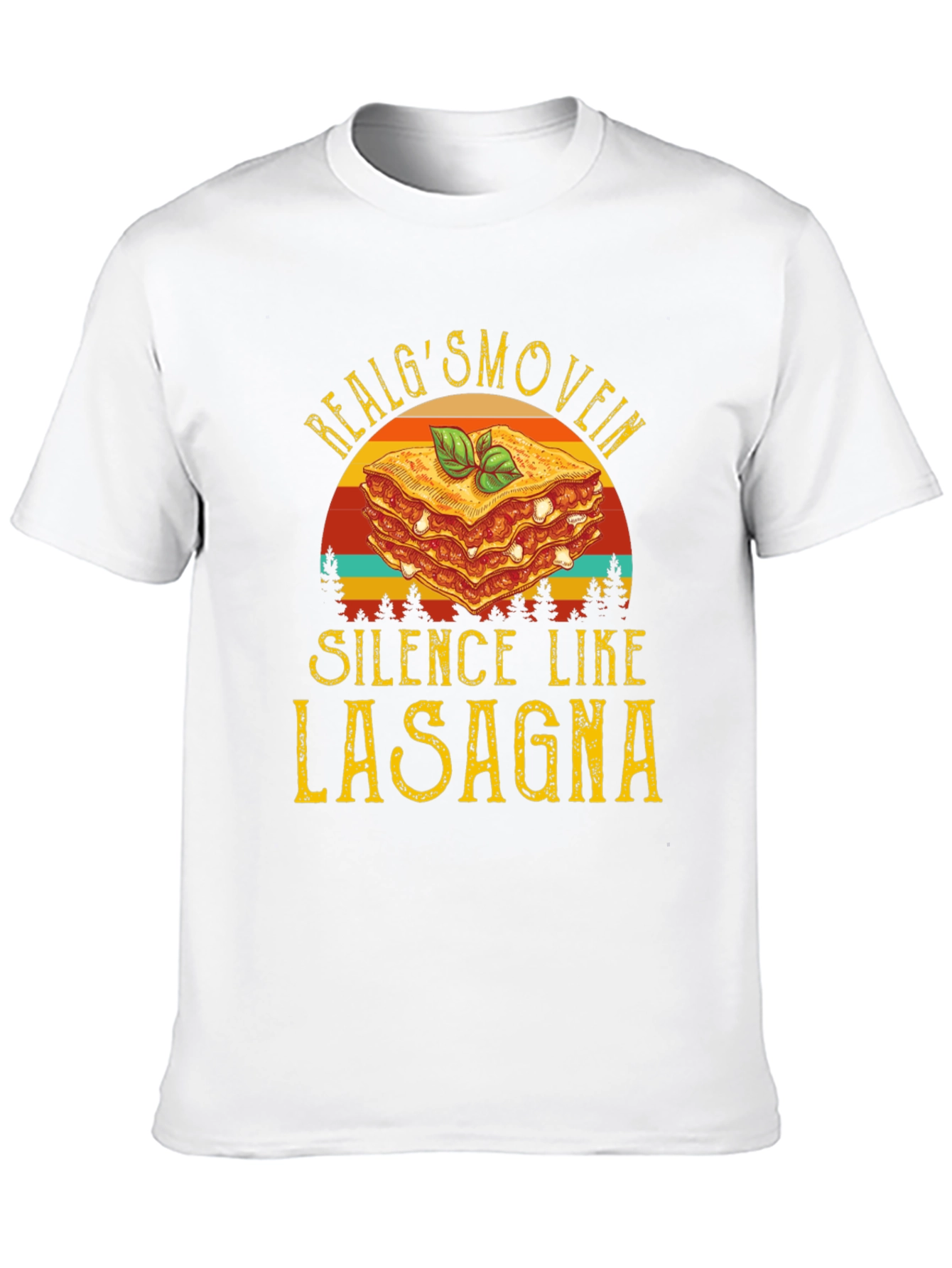 Real Gs Move in Silence Like Lasagna T-Shirt