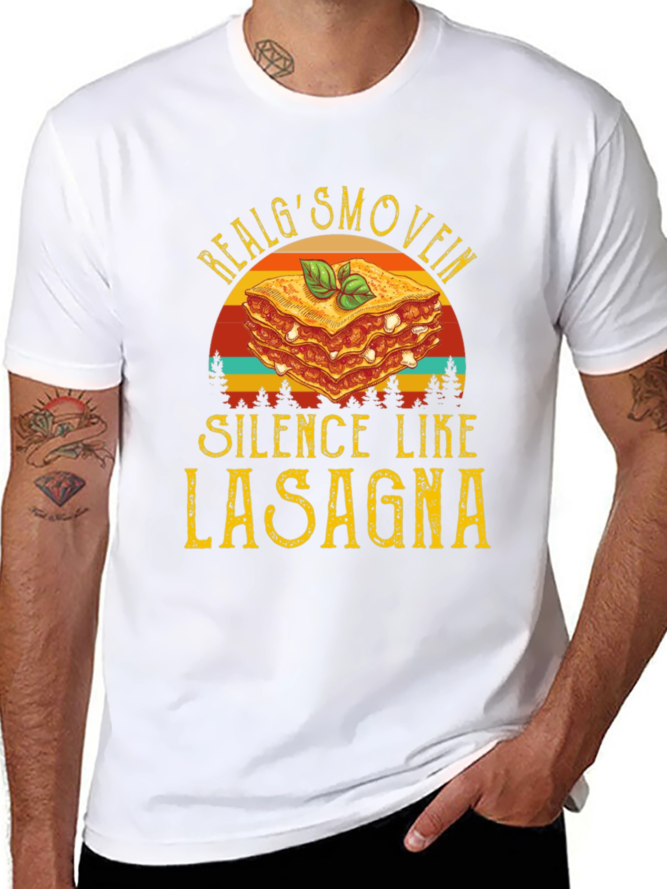 Real Gs Move in Silence Like Lasagna T-Shirt
