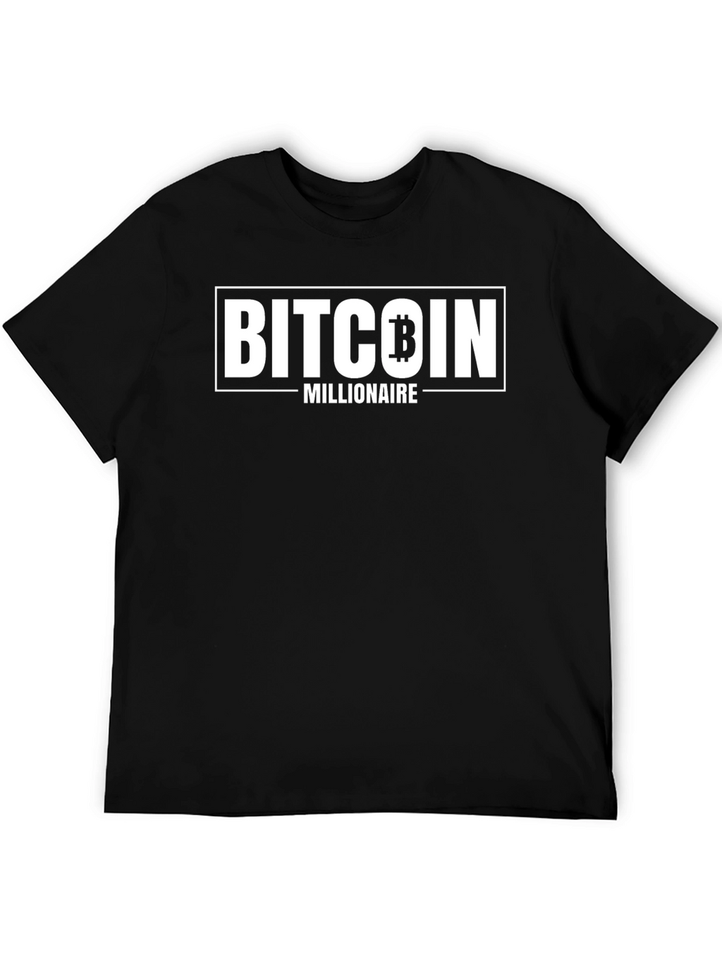 Bitcoin Millionaire Black Graphic Tee