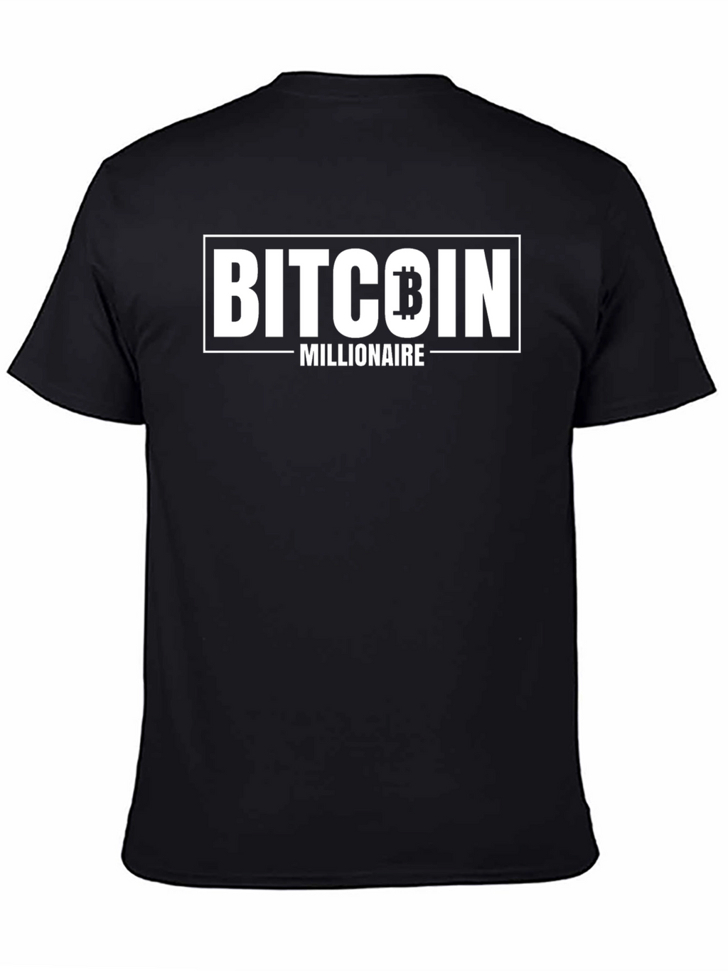 Bitcoin Millionaire Black Graphic Tee