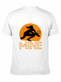 Volleyball Mine T-Shirt - Black Graphic Tee