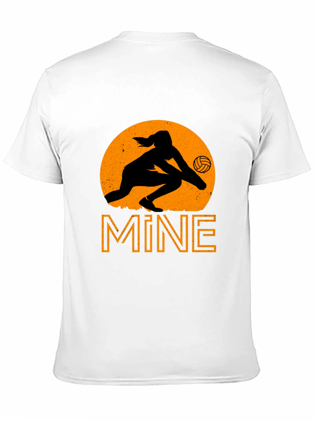 Volleyball Mine T-Shirt - Black Graphic Tee
