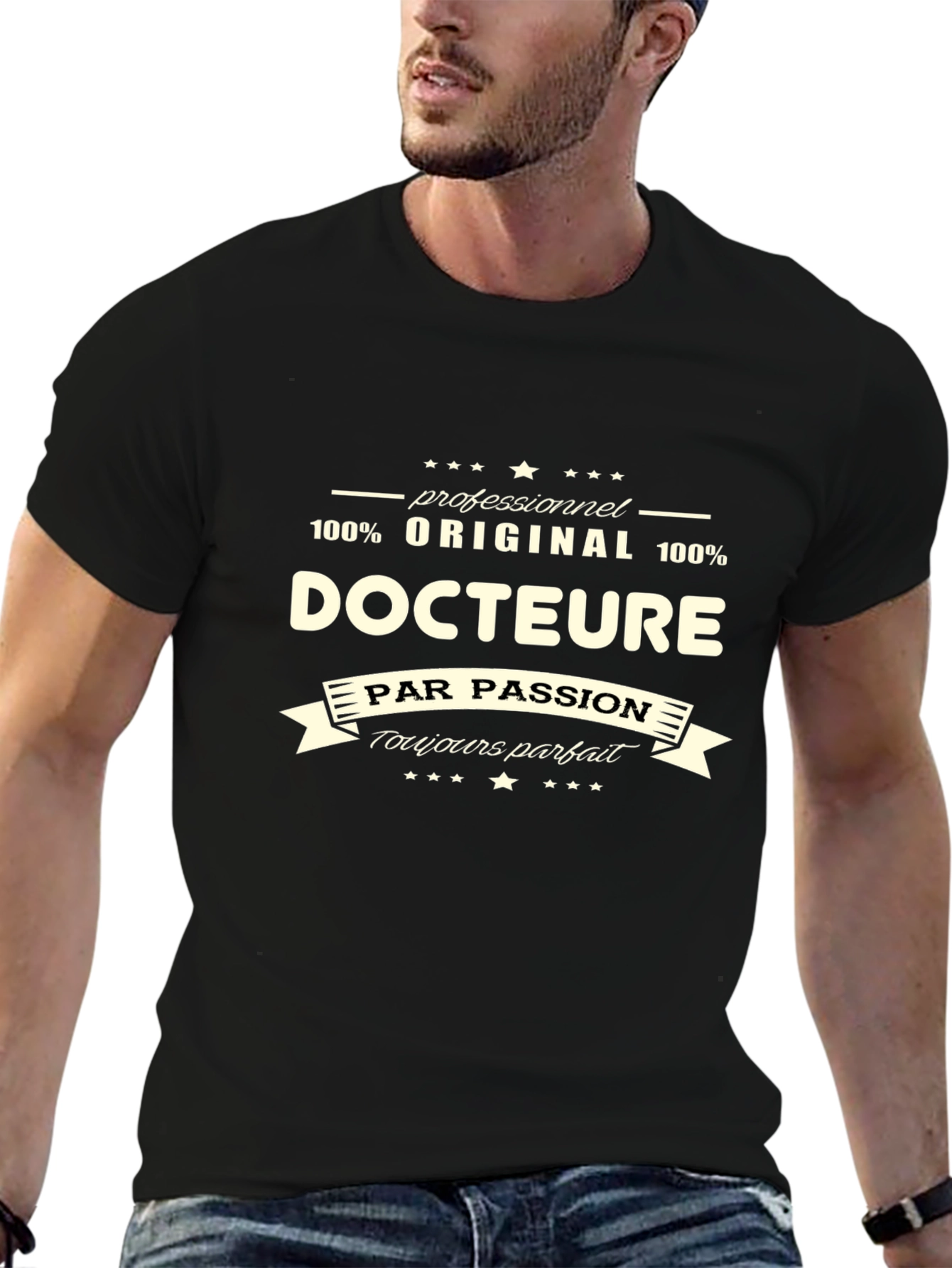 Docteure T-Shirt - Professionnel Original Par Passion