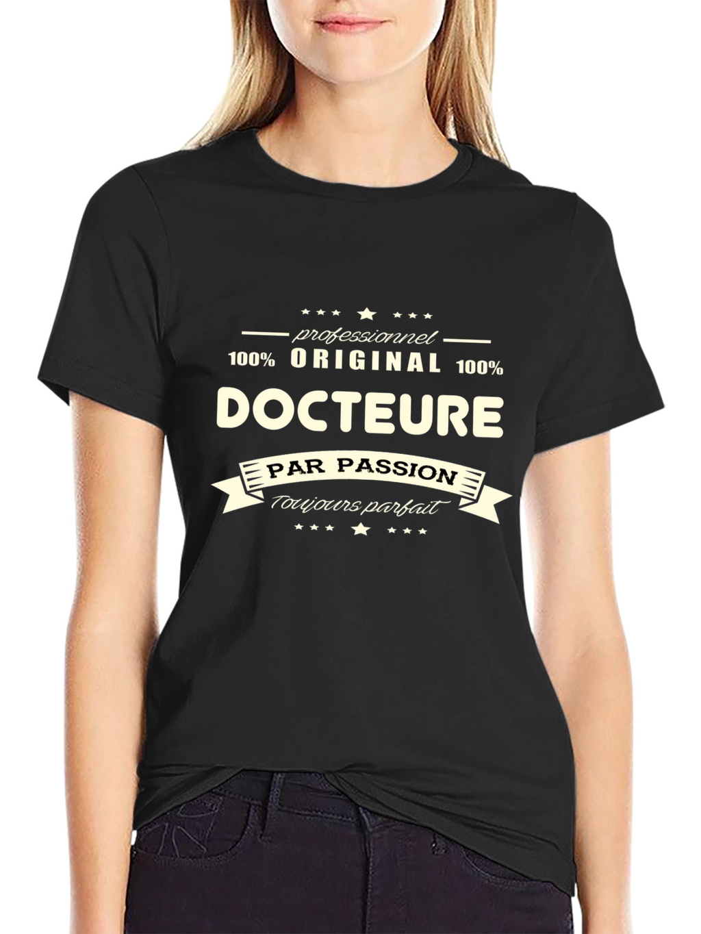 Docteure T-Shirt - Professionnel Original Par Passion