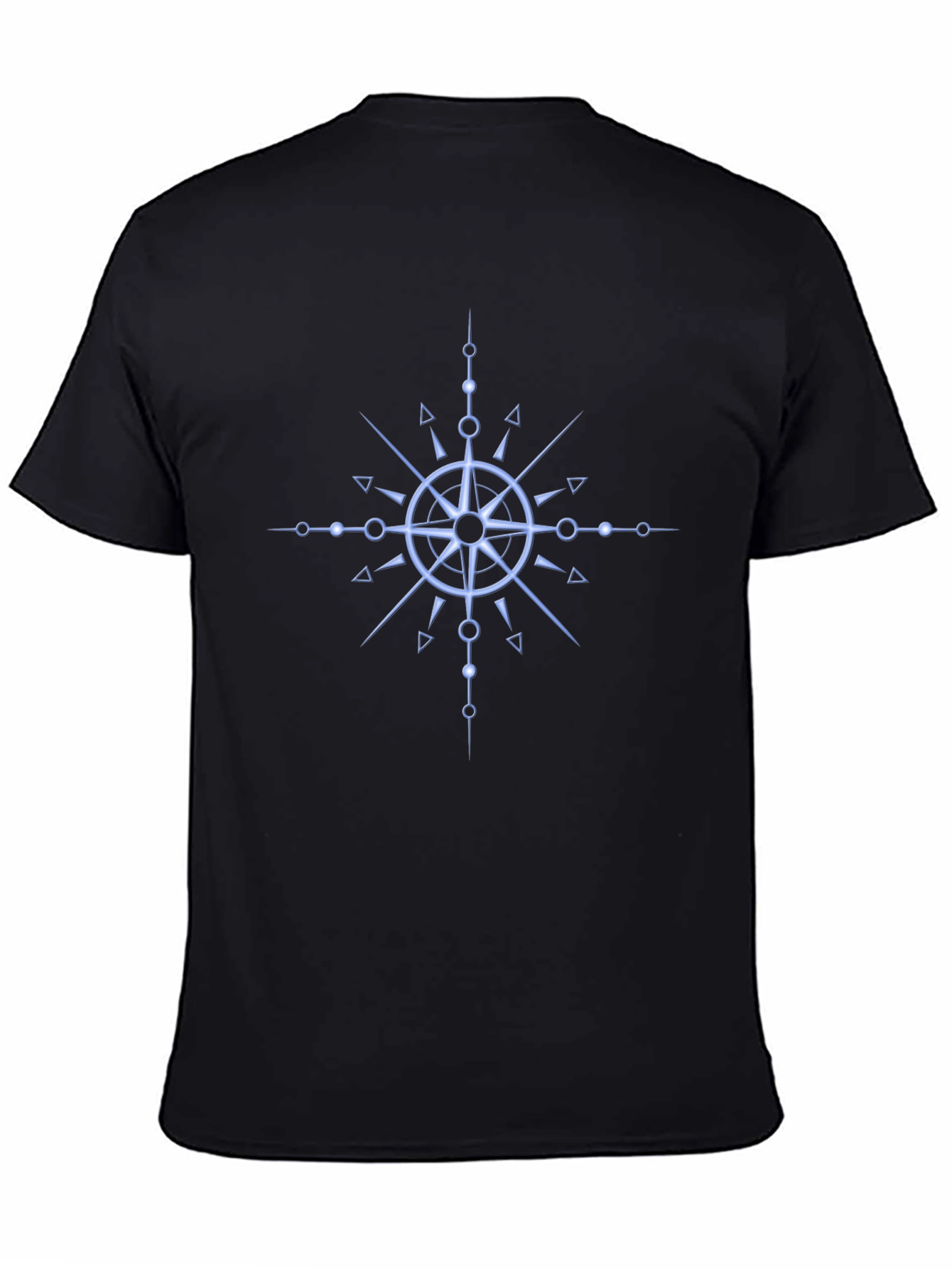 Compass Rose Graphic Tee - Modern Minimalist Design