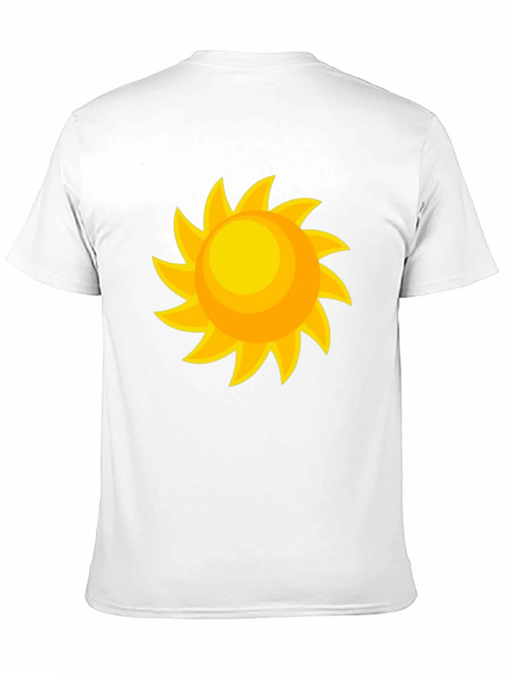 Sunny Day Graphic Tee - Black Cotton Comfort