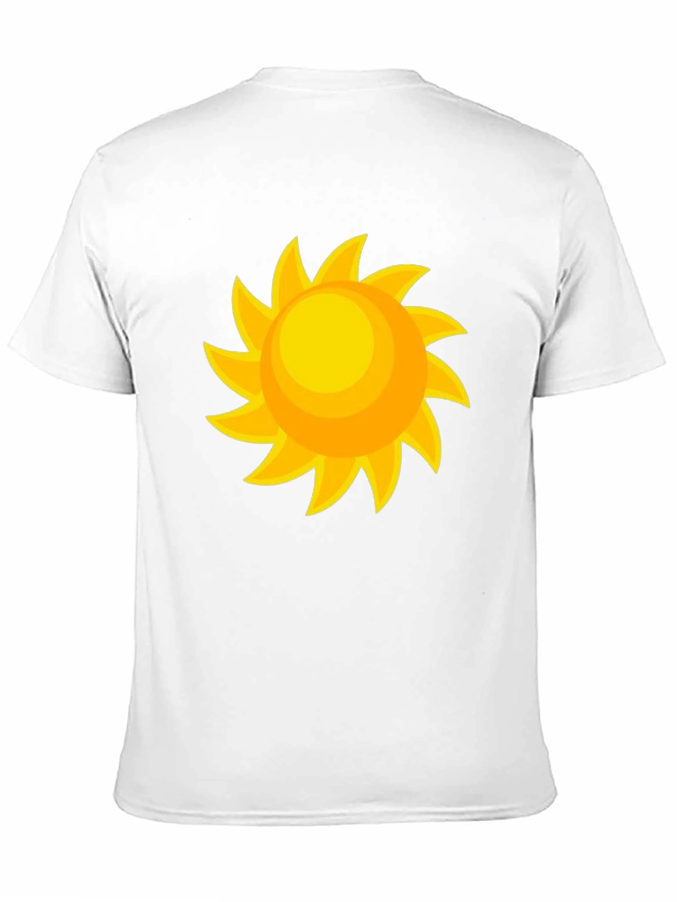 Sunny Day Graphic Tee - Black Cotton Comfort