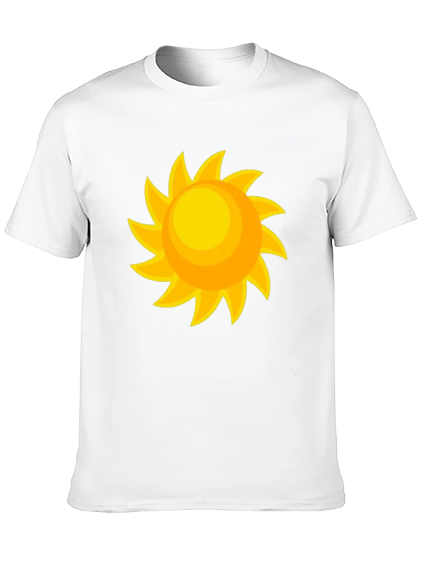 Sunny Day Graphic Tee - Black Cotton Comfort