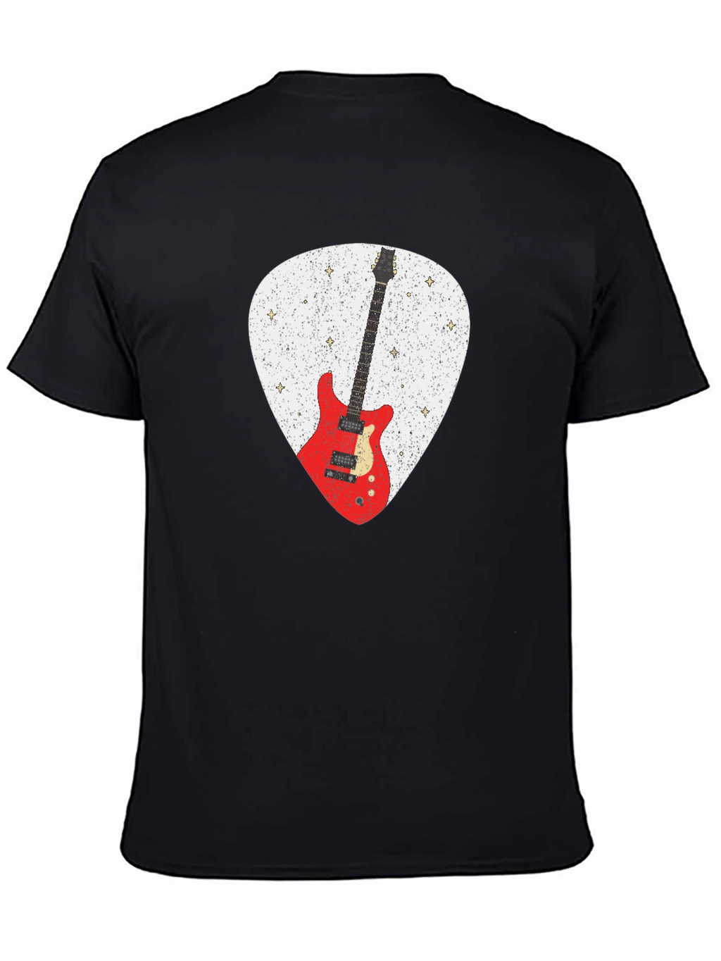 Guitar Pick Graphic T-Shirt - Rock Music Tee