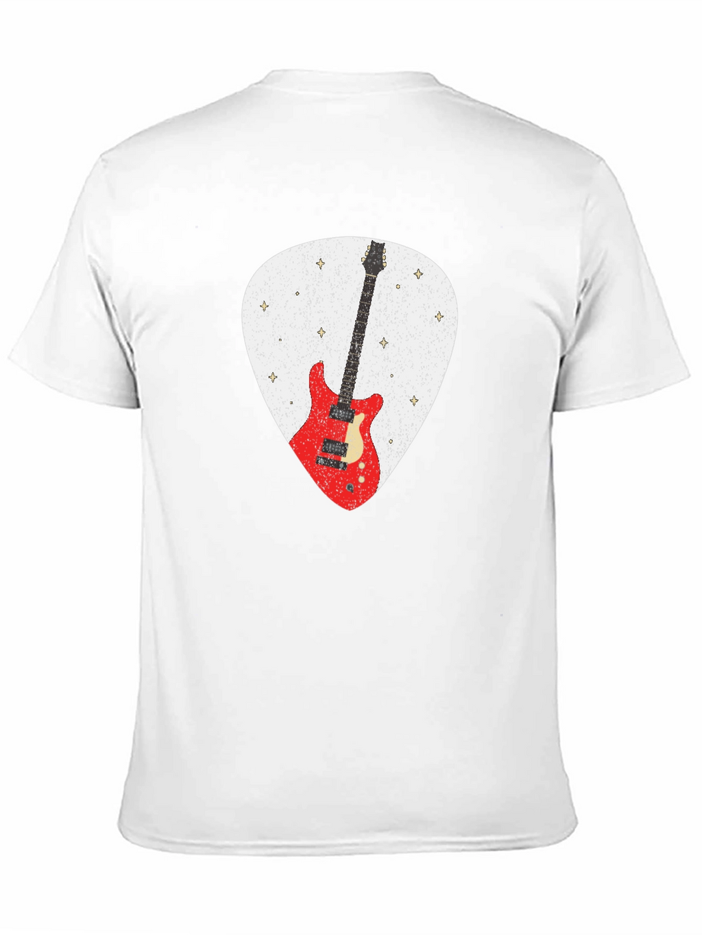 Guitar Pick Graphic T-Shirt - Rock Music Tee