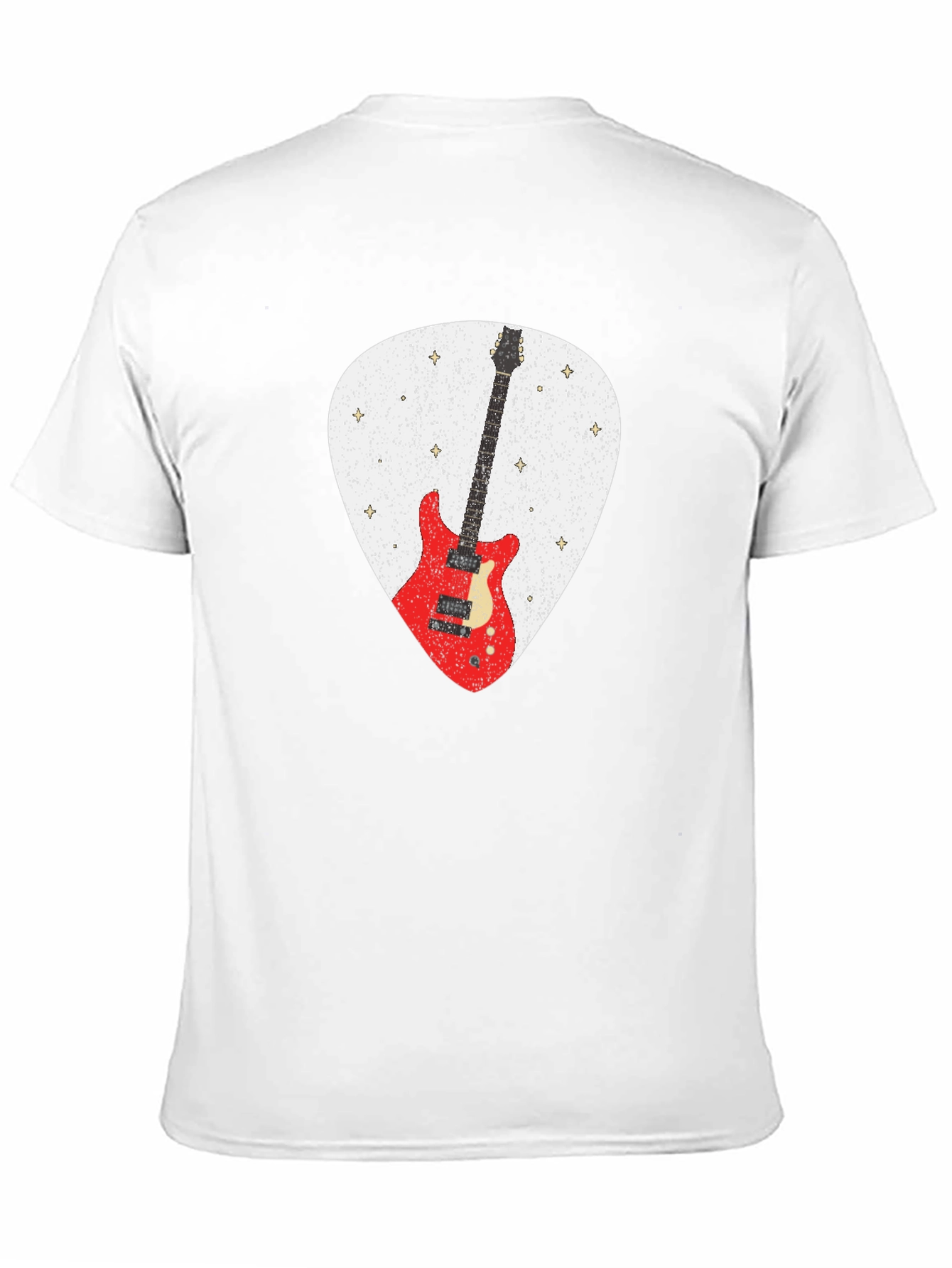 Guitar Pick Graphic T-Shirt - Rock Music Tee