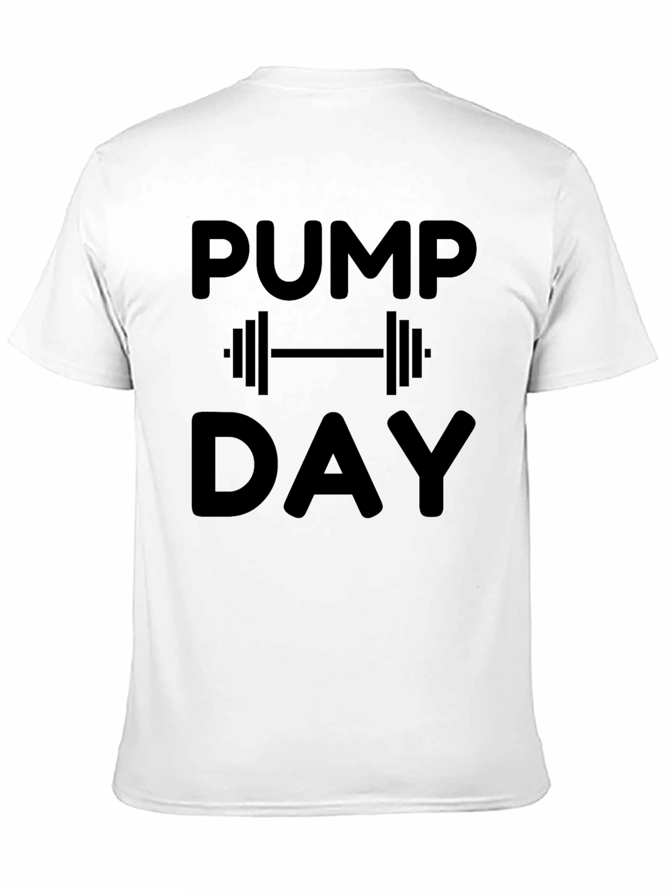 Pump Day Black Graphic Tee
