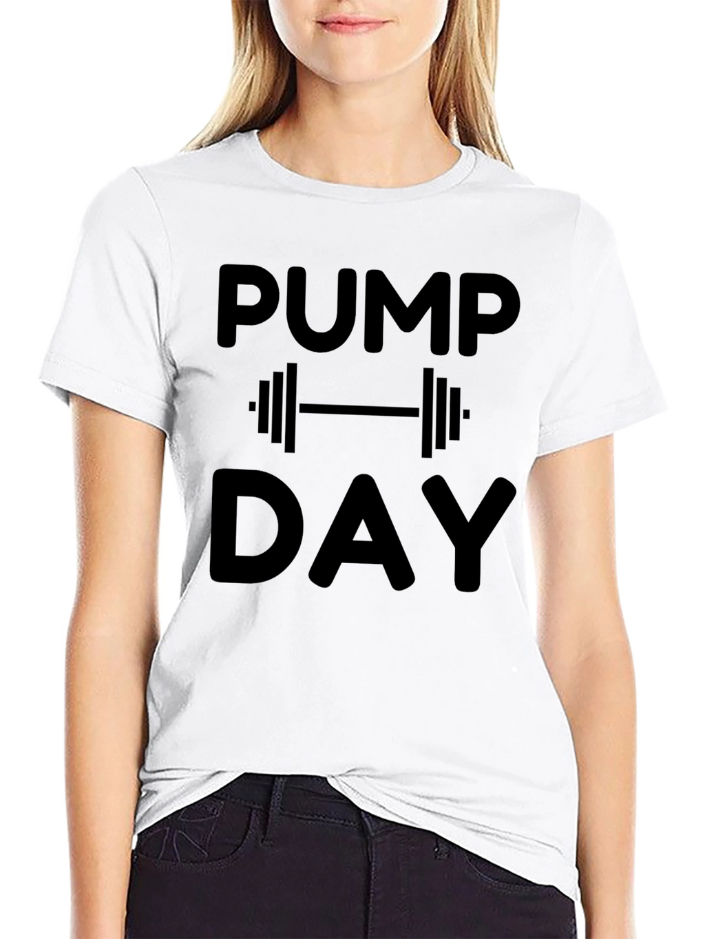 Pump Day Black Graphic Tee