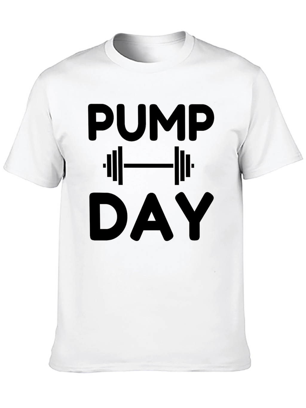 Pump Day Black Graphic Tee