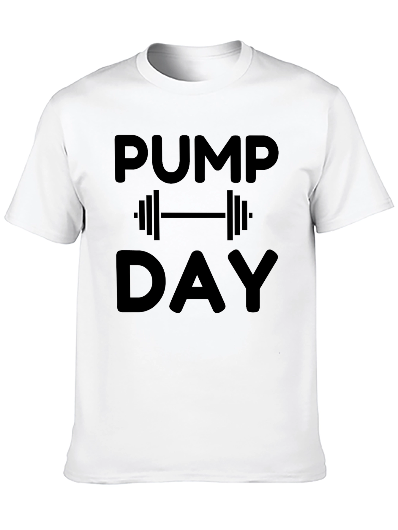 Pump Day Black Graphic Tee