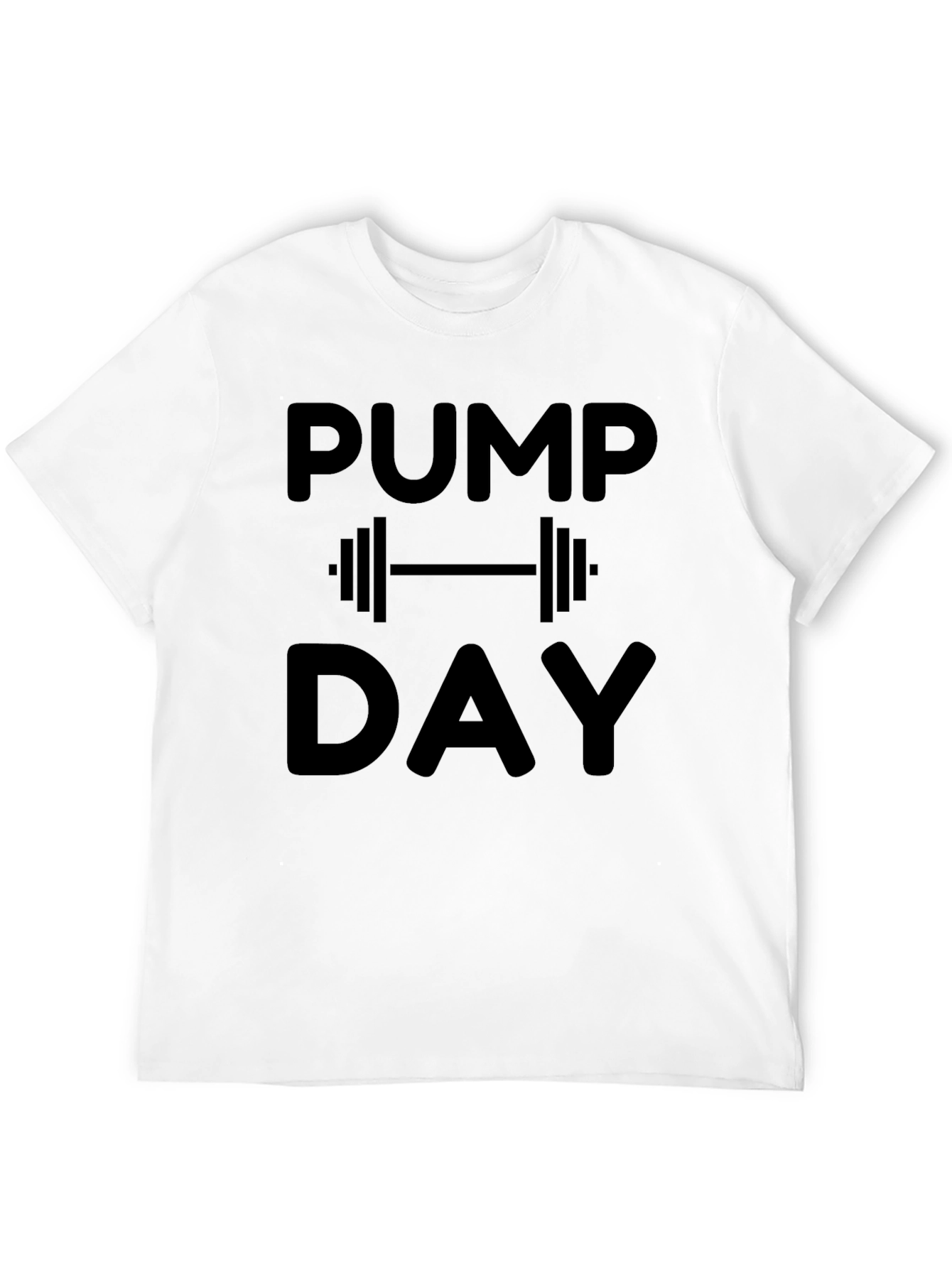 Pump Day Black Graphic Tee