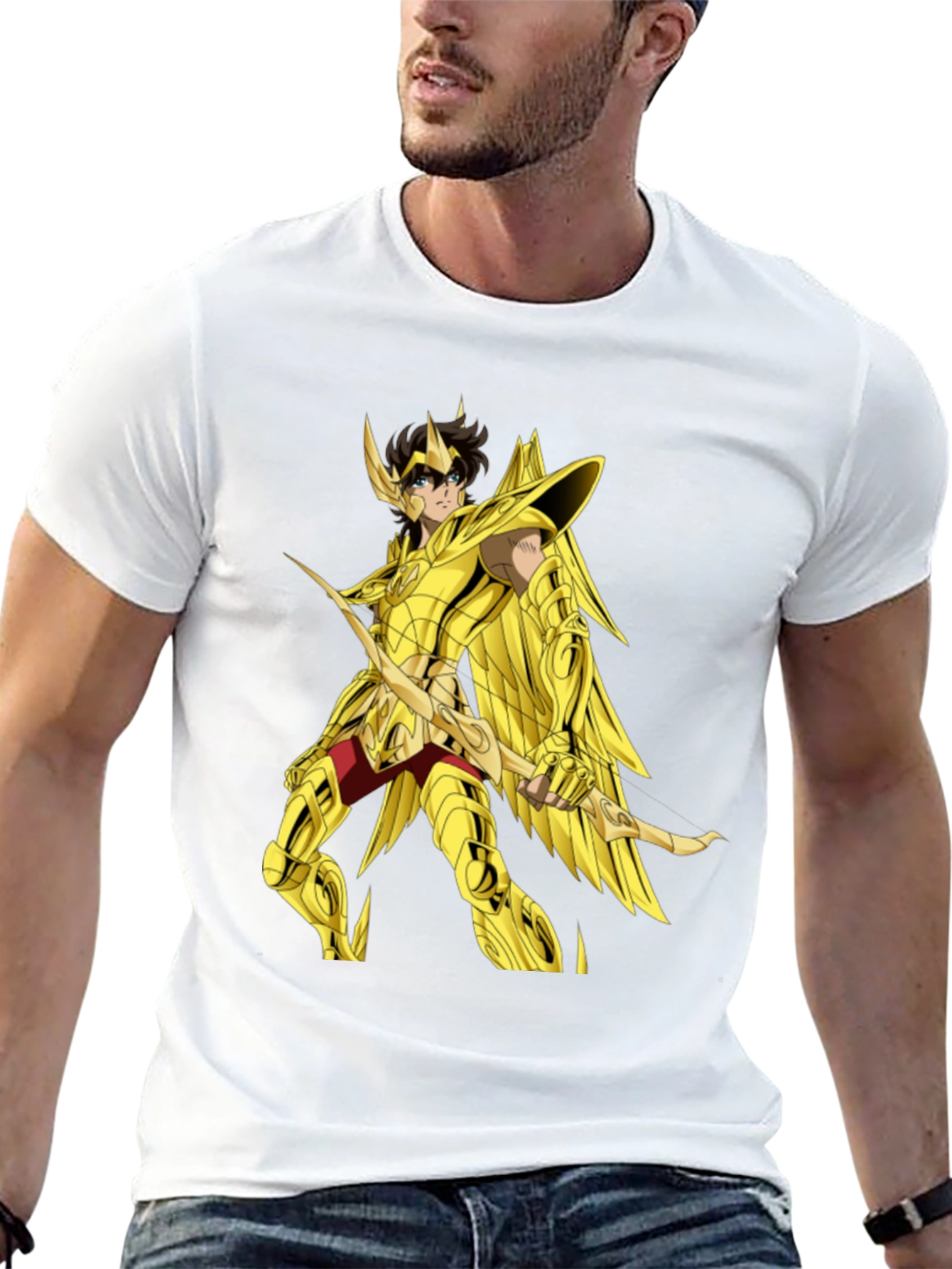 Saint Seiya Anime Graphic Black T-Shirt