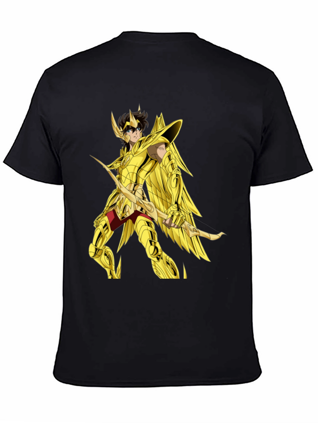 Saint Seiya Anime Graphic Black T-Shirt