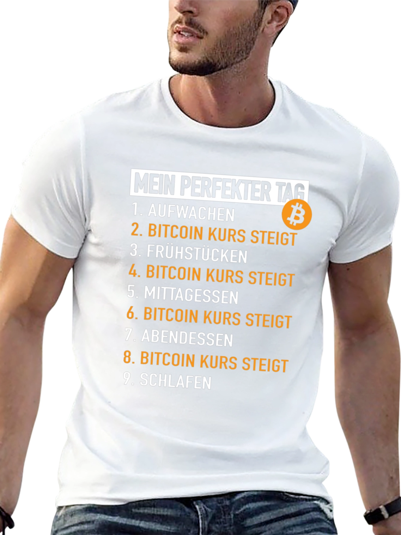 Bitcoin Perfect Day T-Shirt - Crypto Humor Tee