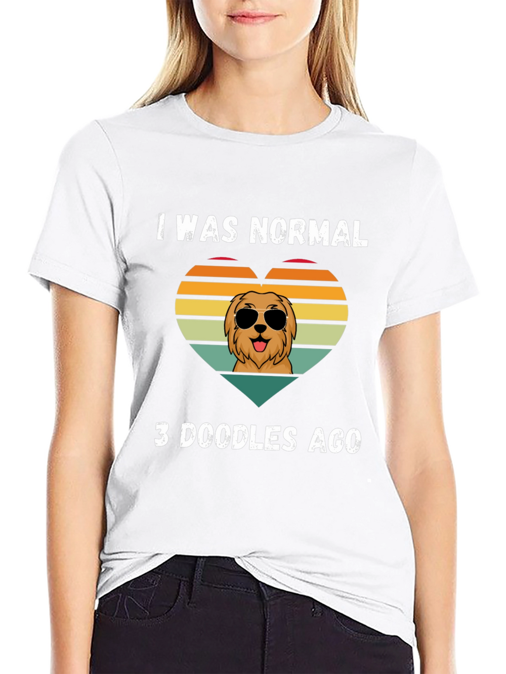 I Was Normal 3 Doodles Ago T-Shirt