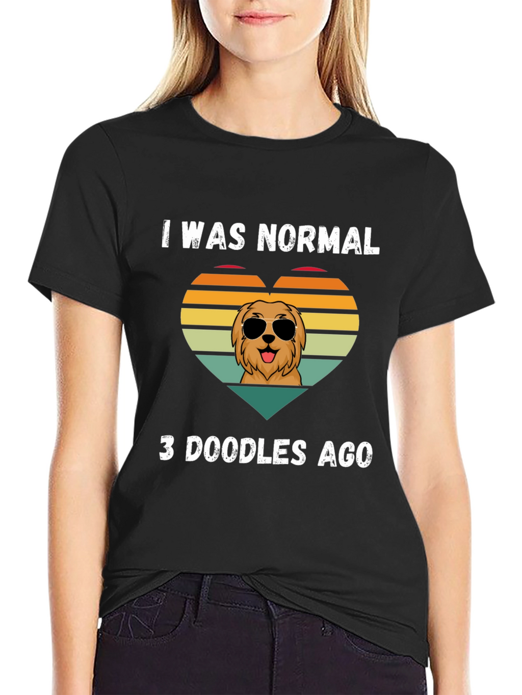 I Was Normal 3 Doodles Ago T-Shirt