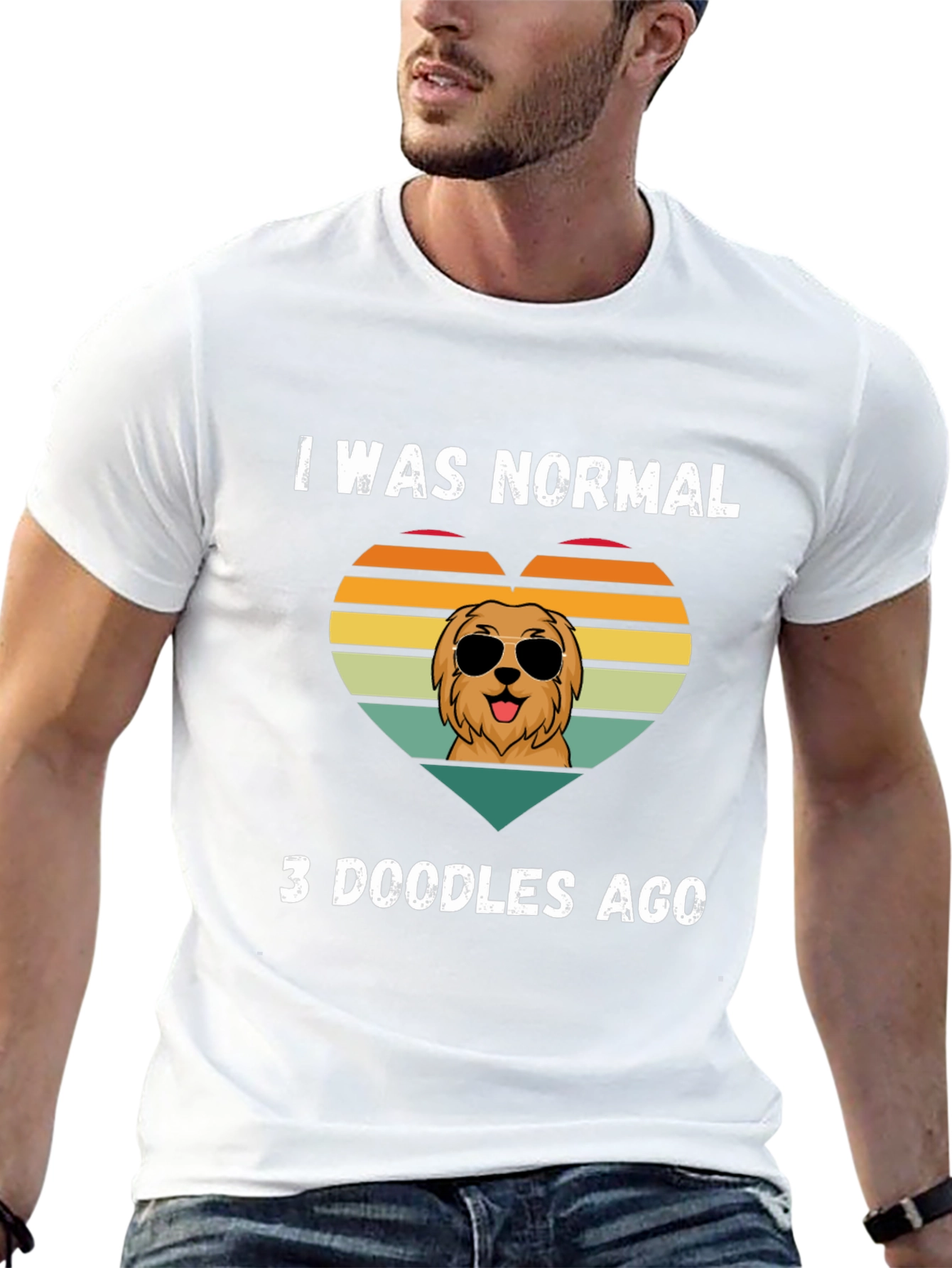 I Was Normal 3 Doodles Ago T-Shirt