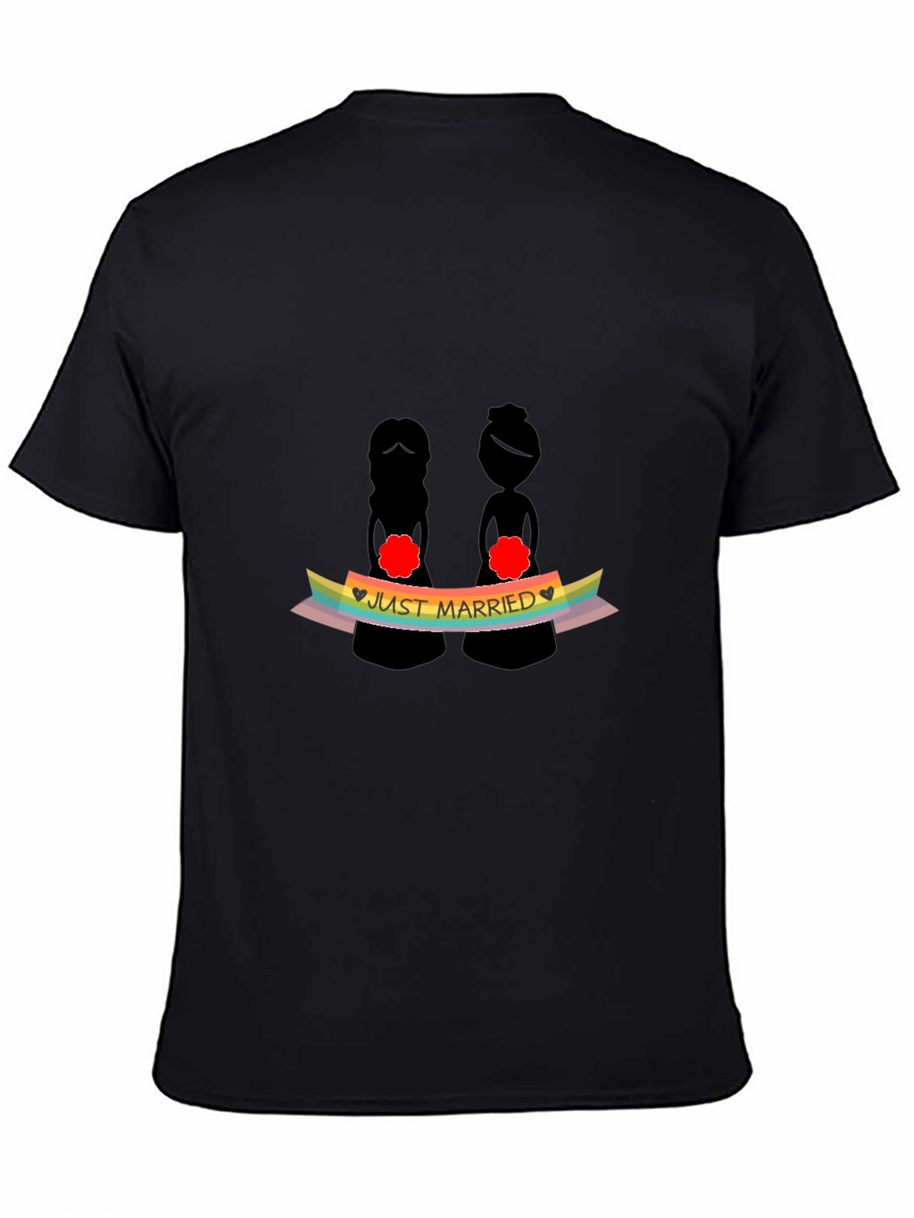 Just Married LGBTQ+ Pride T-Shirt