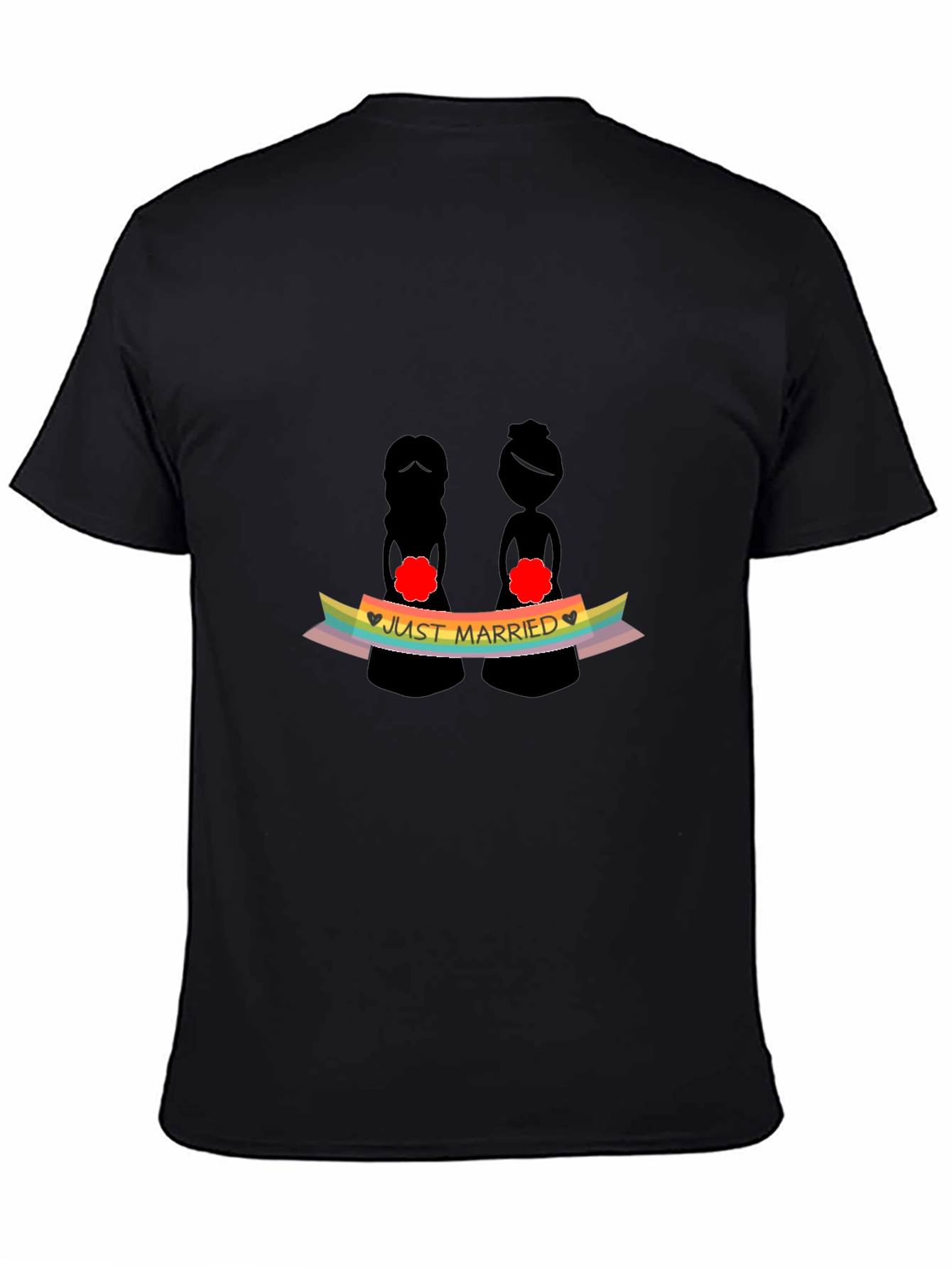 Just Married LGBTQ+ Pride T-Shirt