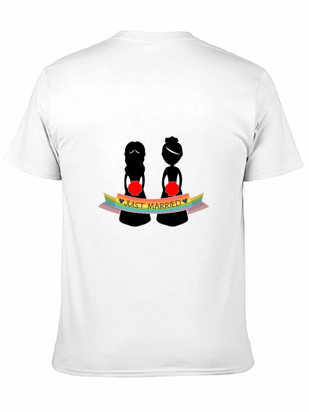 Just Married LGBTQ+ Pride T-Shirt