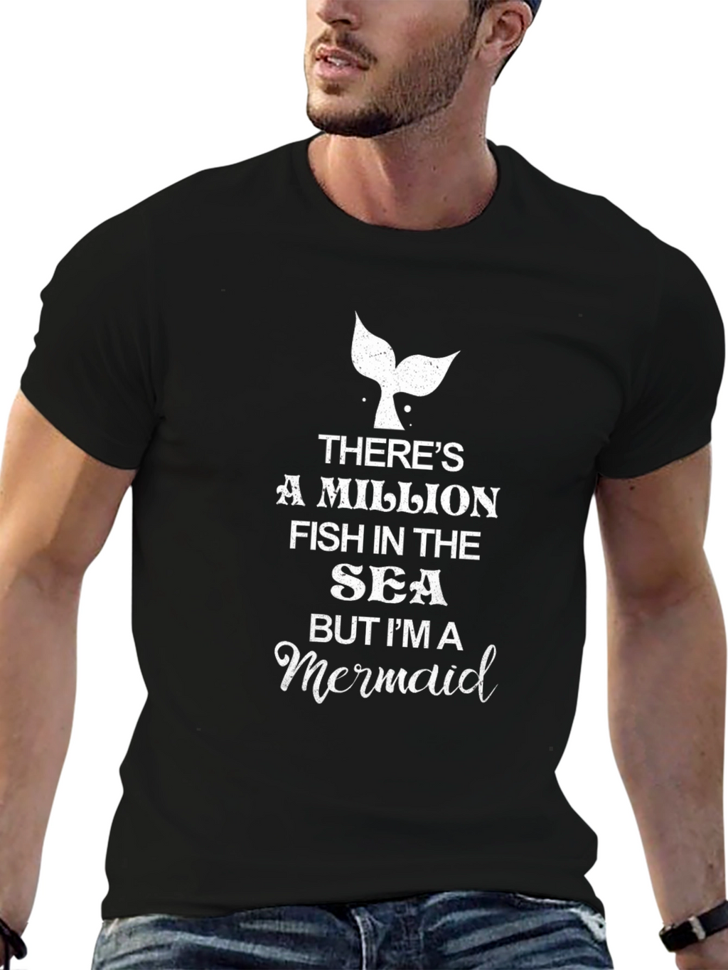 Mermaid T-Shirt - Novelty Graphic Tee