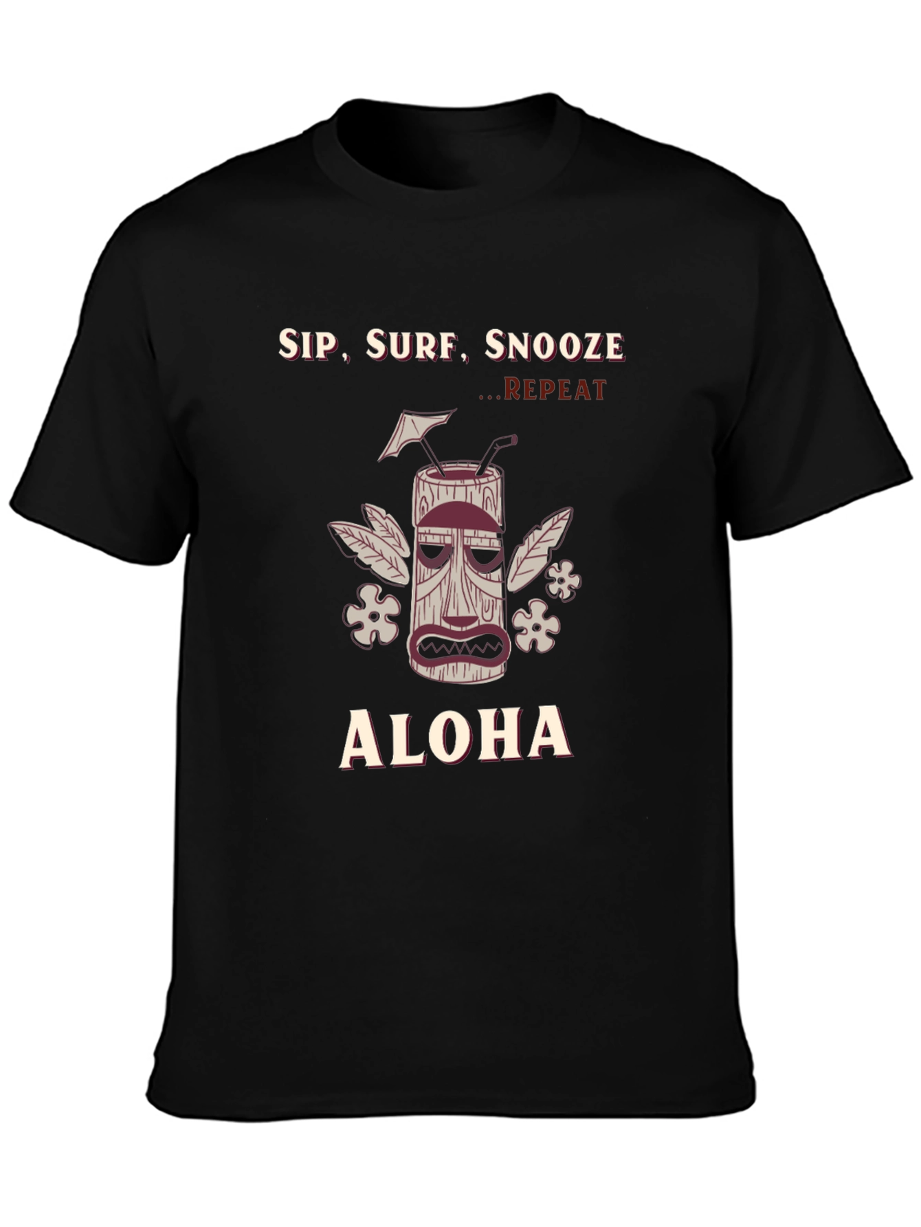 Sip Surf Snooze Aloha Graphic T-Shirt