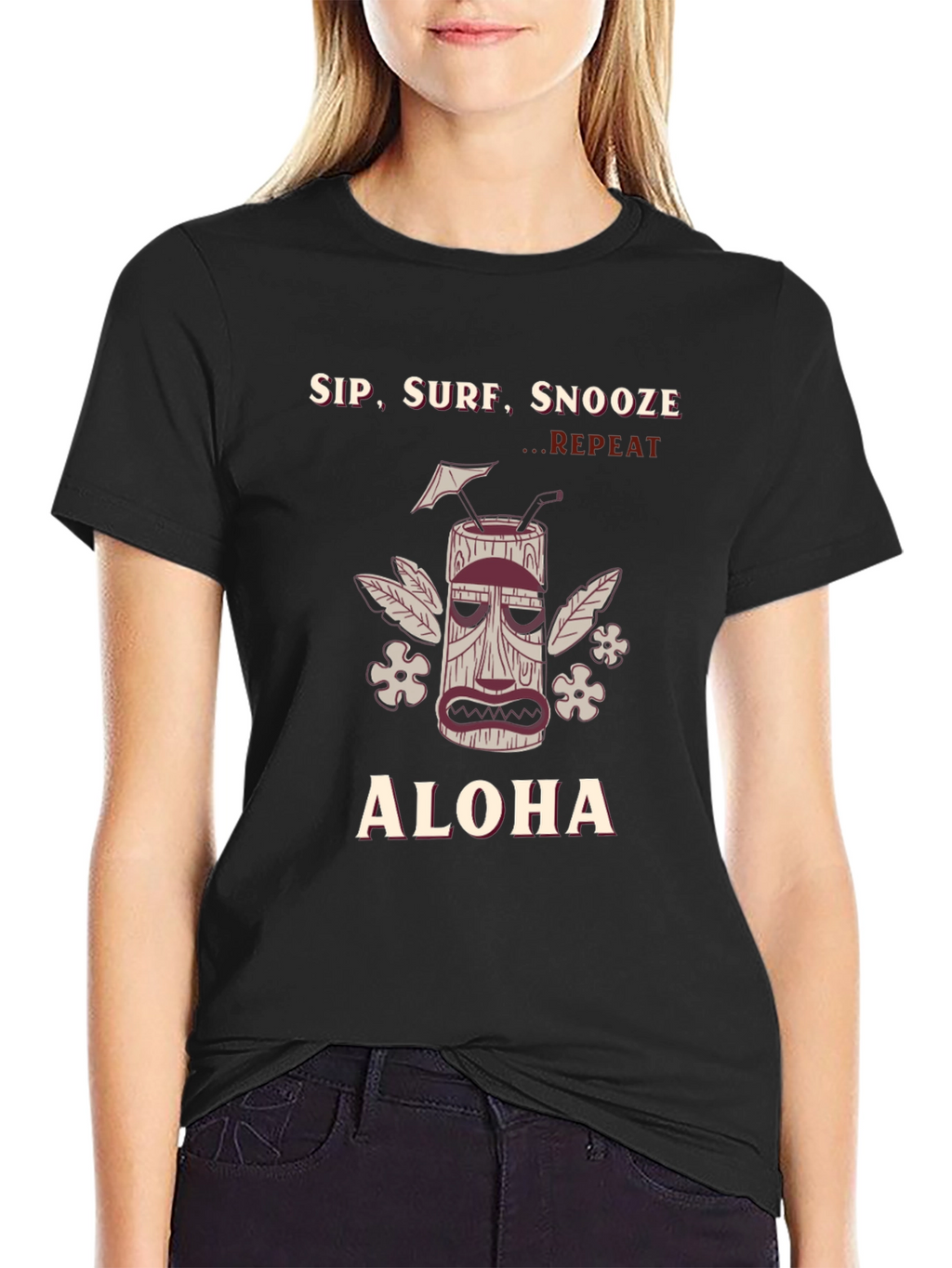 Sip Surf Snooze Aloha Graphic T-Shirt