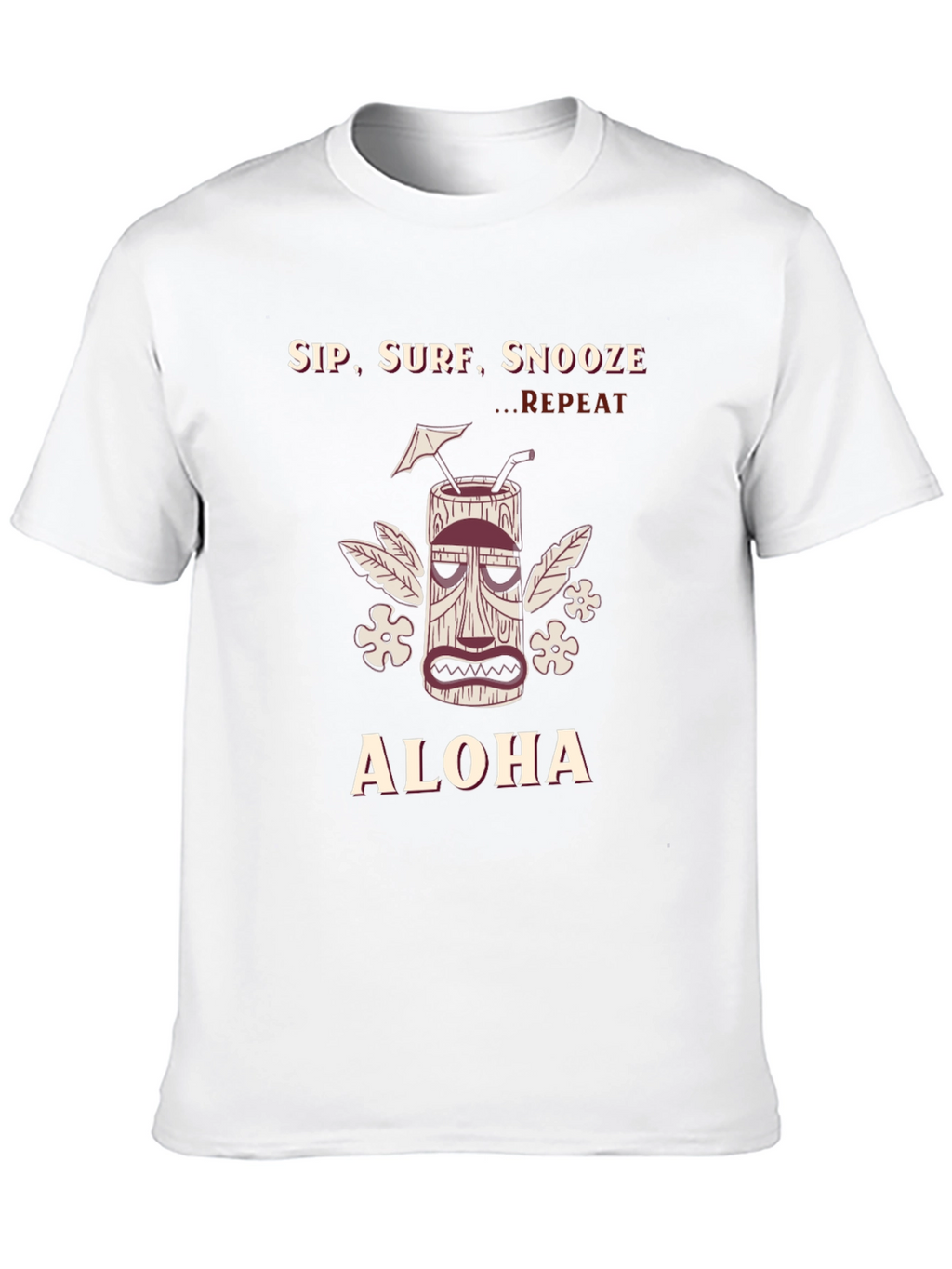 Sip Surf Snooze Aloha Graphic T-Shirt