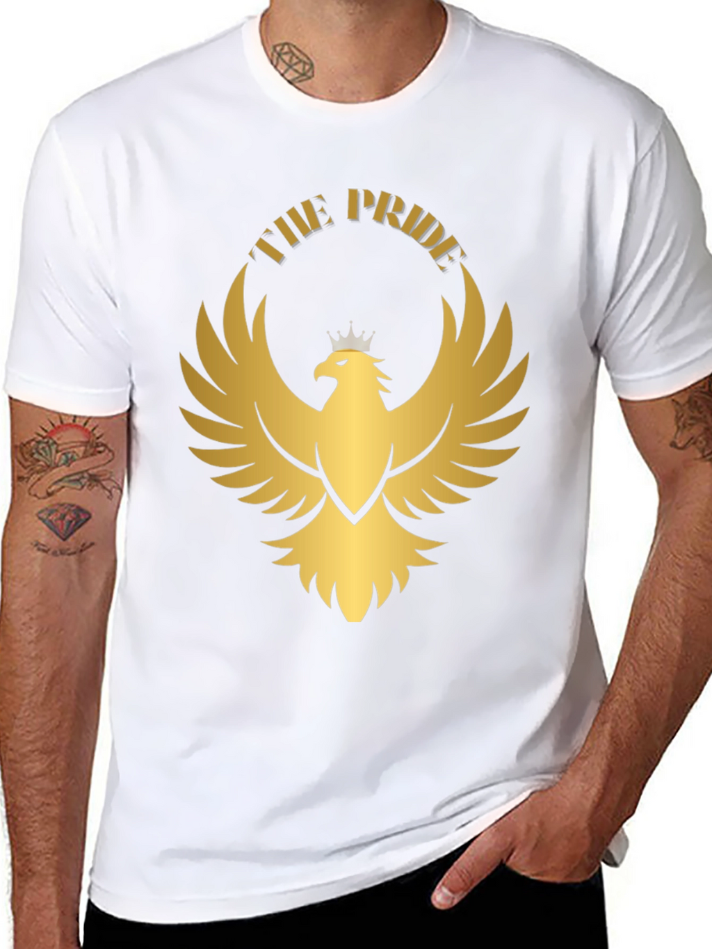The Pride Eagle Graphic Tee - Black