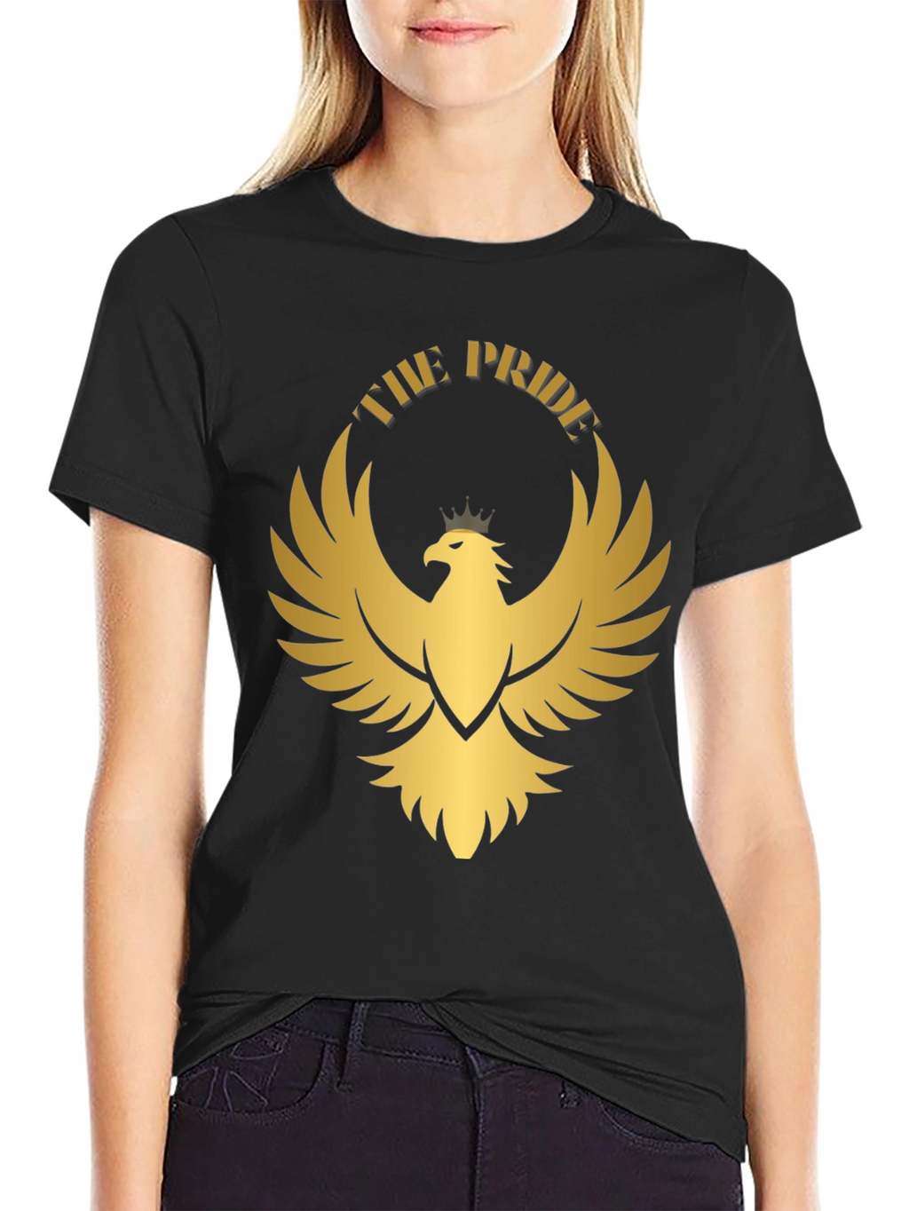 The Pride Eagle Graphic Tee - Black