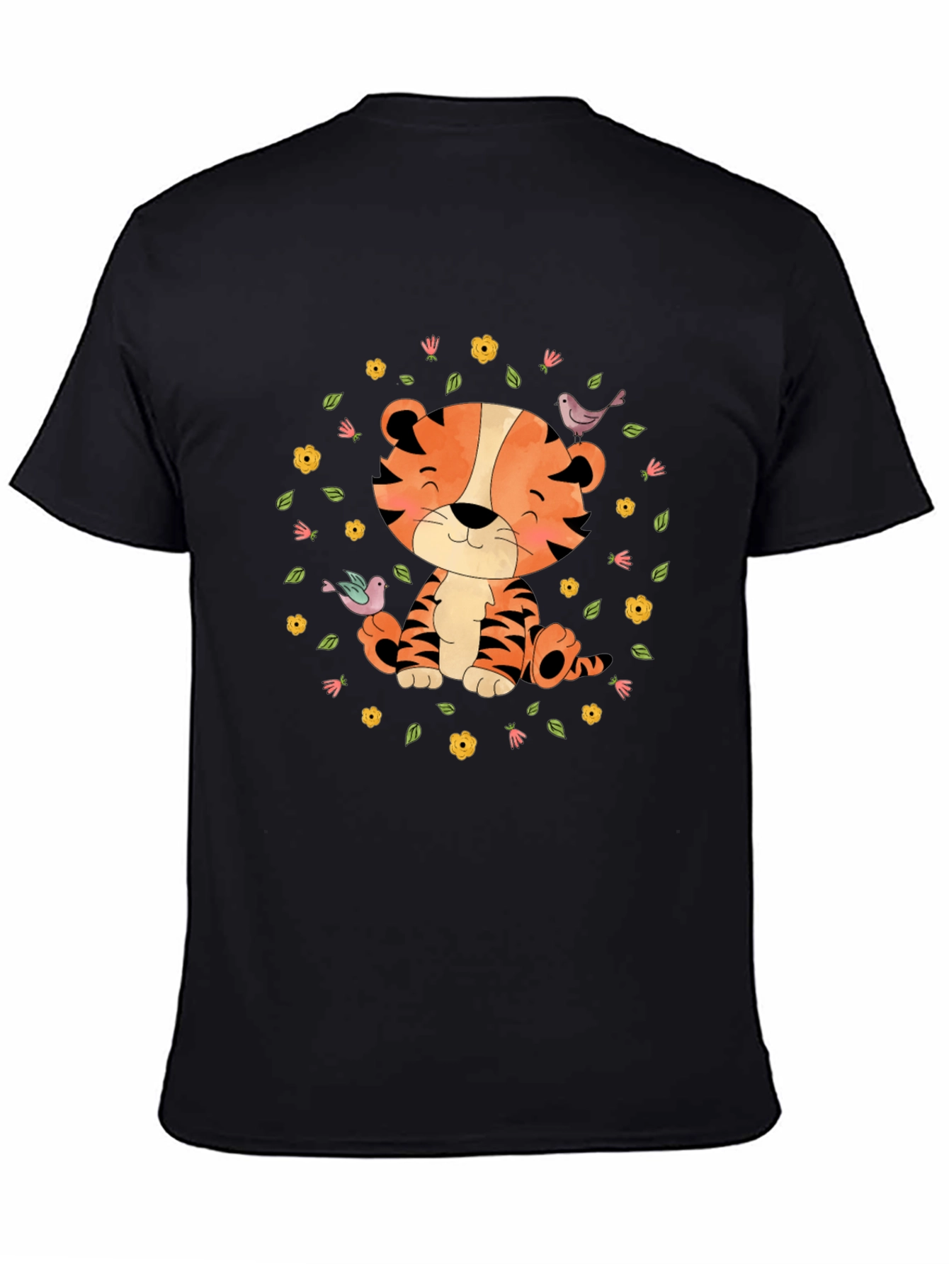 Cute Tiger T-Shirt: Cartoon Animal Graphic Tee