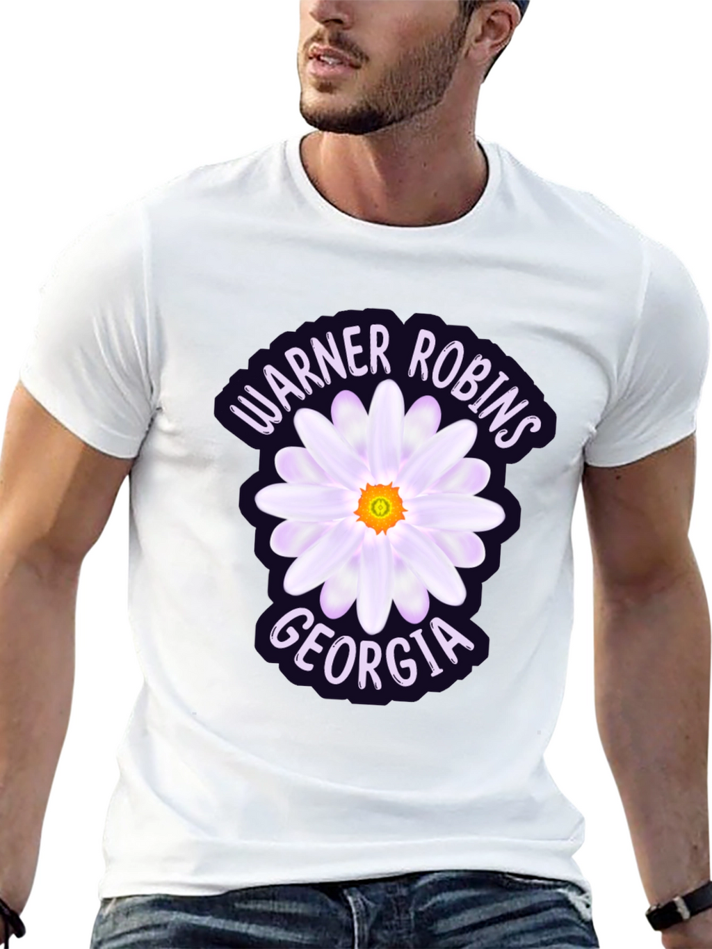 Warner Robins Georgia Daisy T-Shirt
