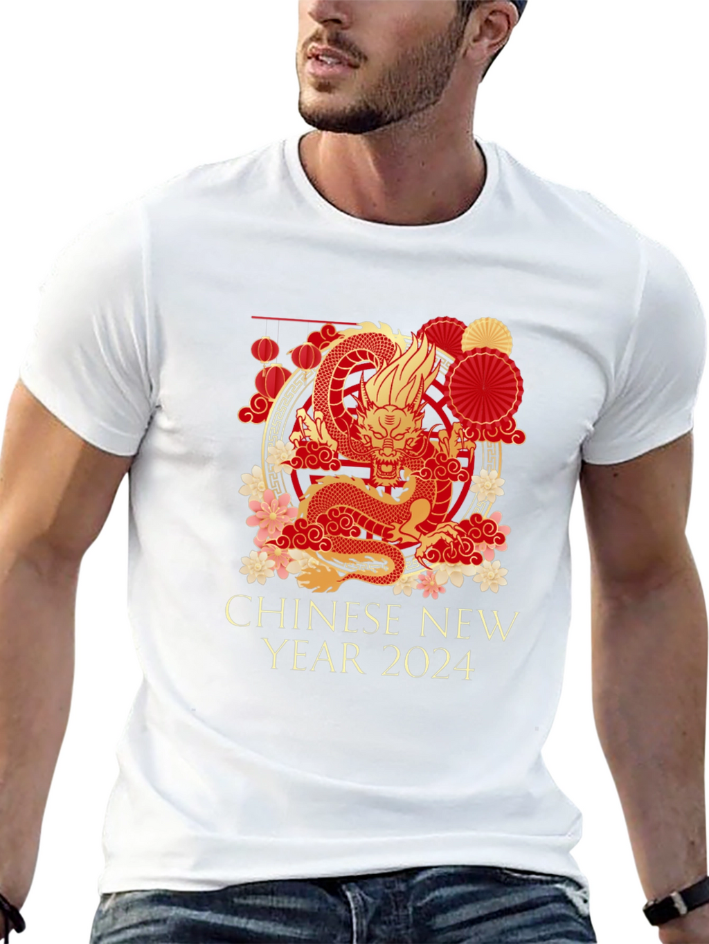Chinese New Year 2024 Dragon Graphic Tee