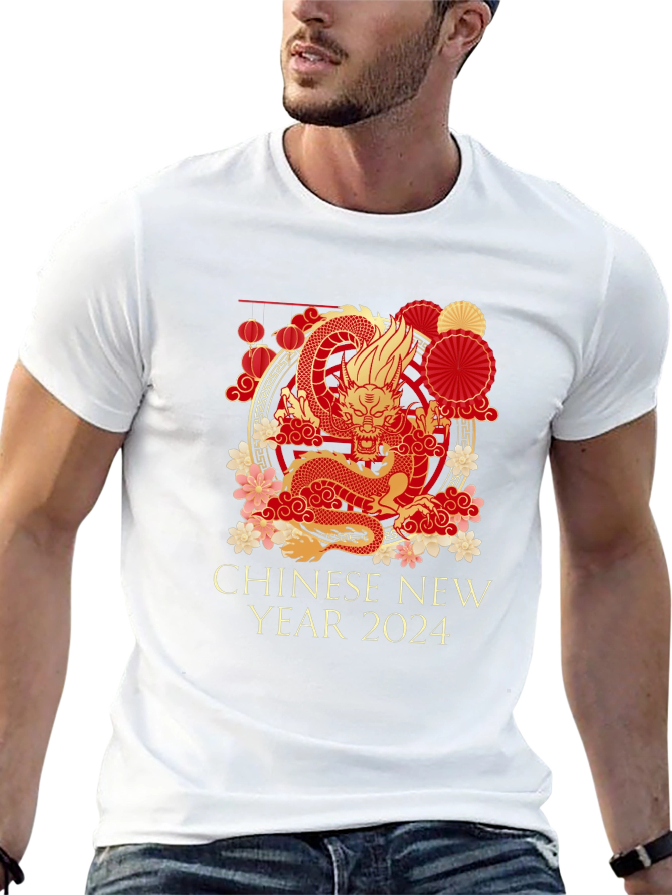 Chinese New Year 2024 Dragon Graphic Tee