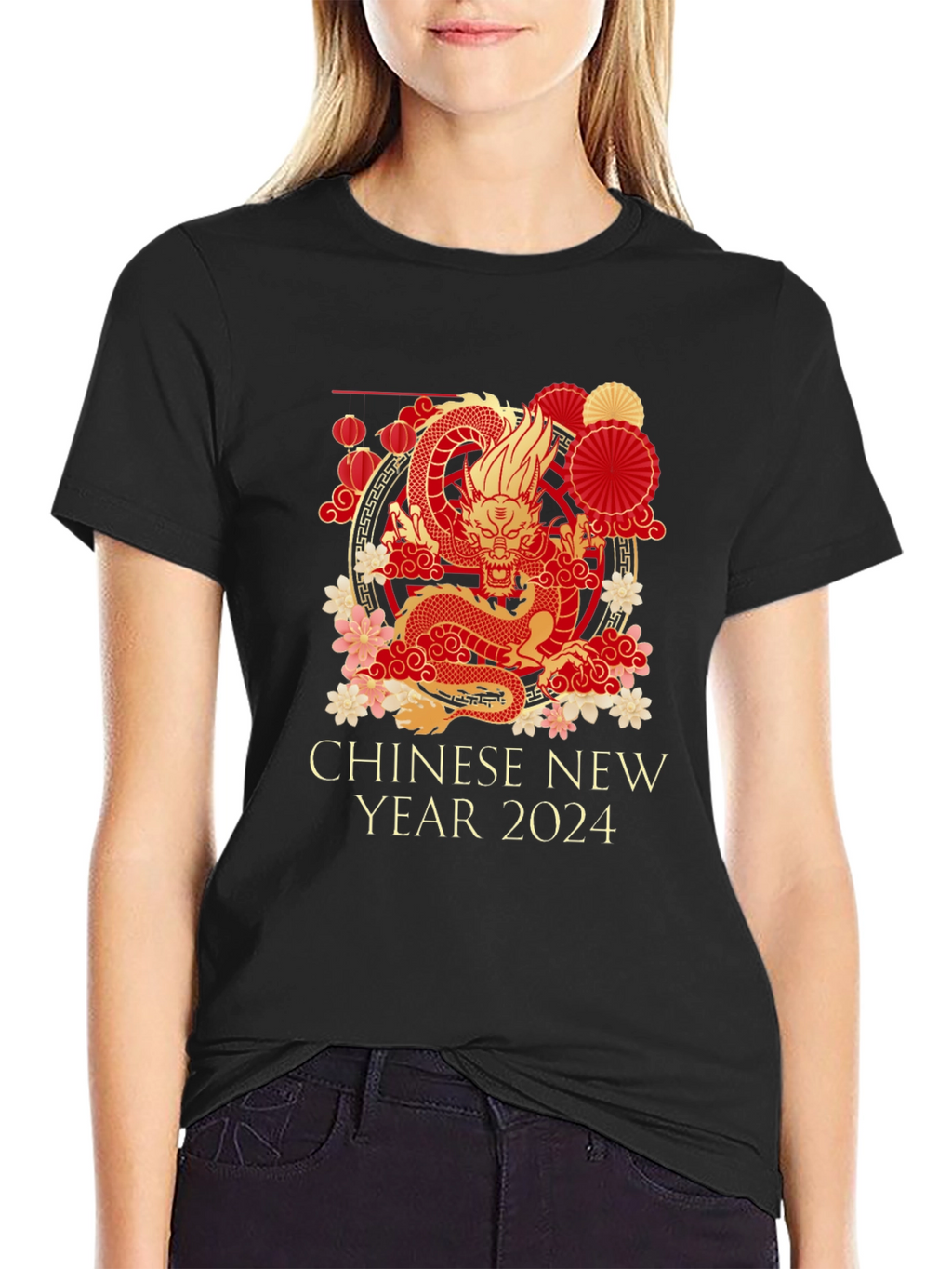 Chinese New Year 2024 Dragon Graphic Tee