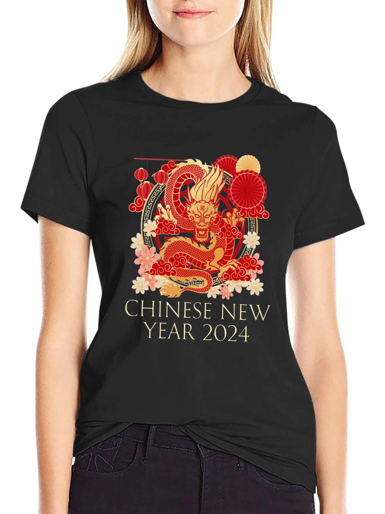 Chinese New Year 2024 Dragon Graphic Tee