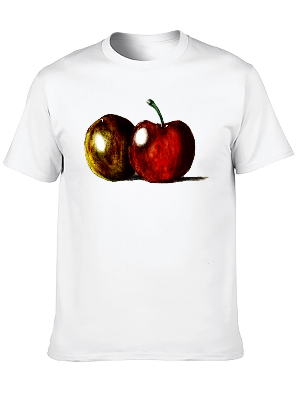 Cherry Fruit Graphic Tee - Soft Cotton Blend