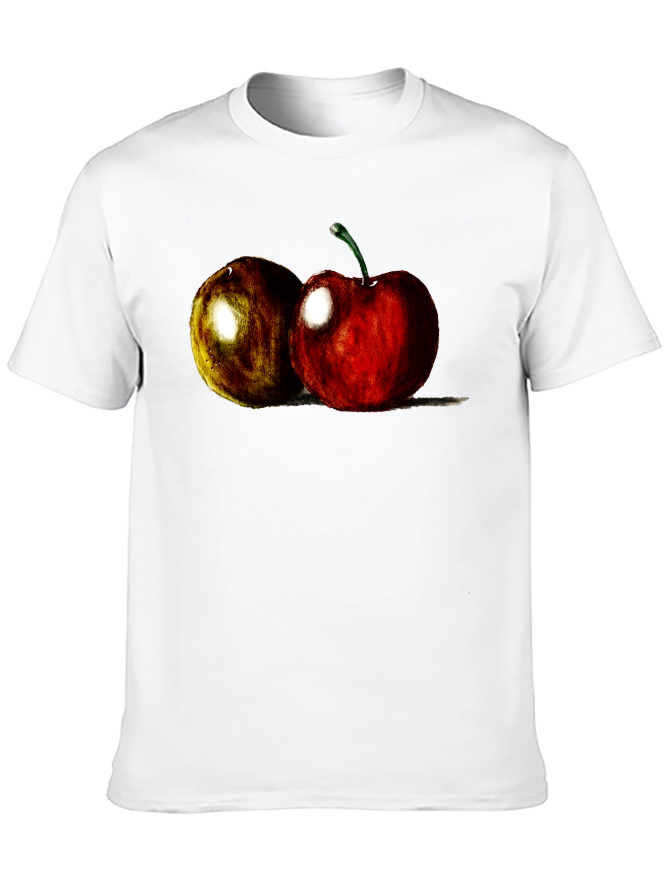 Cherry Fruit Graphic Tee - Soft Cotton Blend